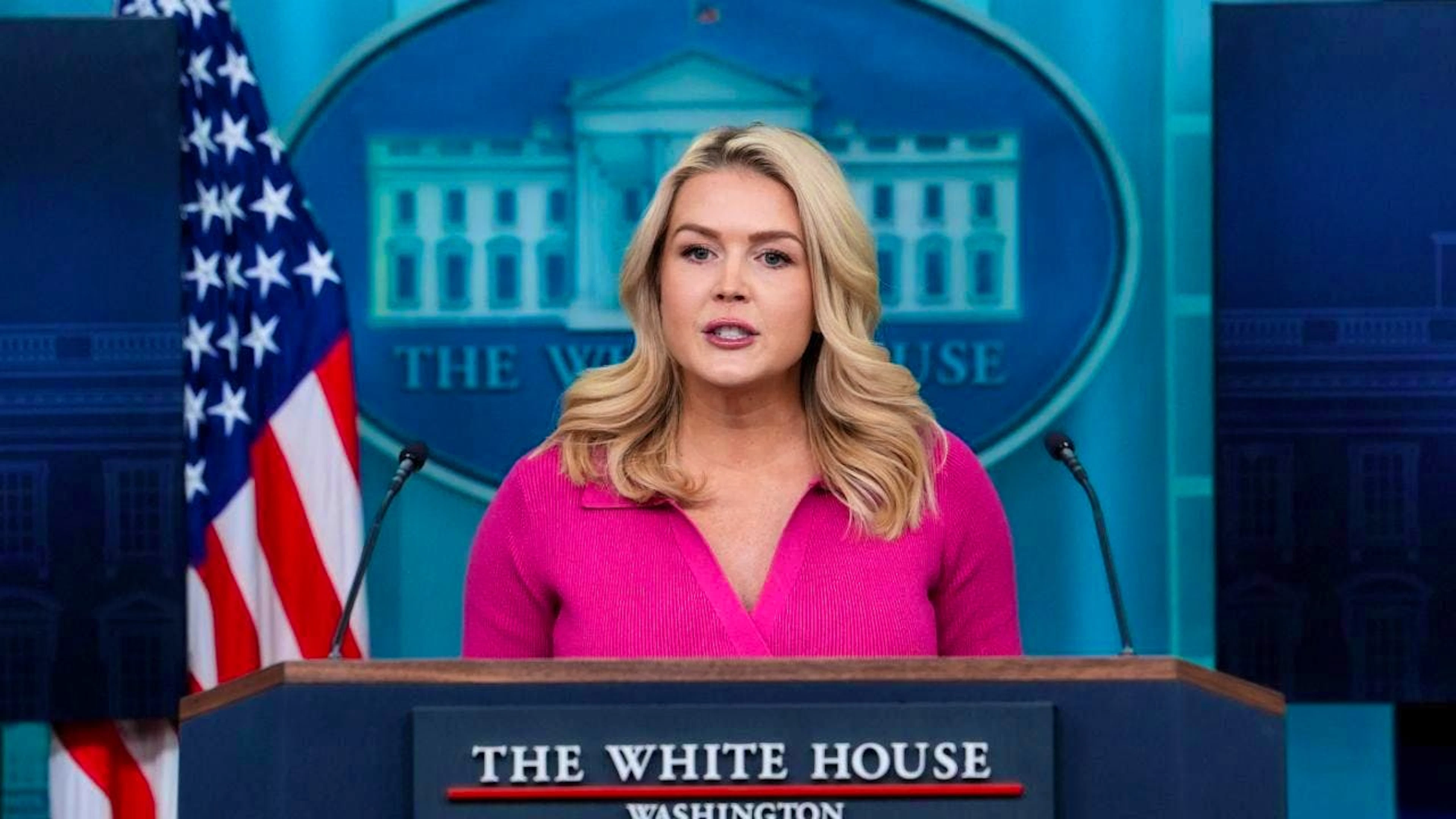 ARCHIVE - White House press secretary Karoline Leavitt. Photo: Alex Brandon/AP/dpa