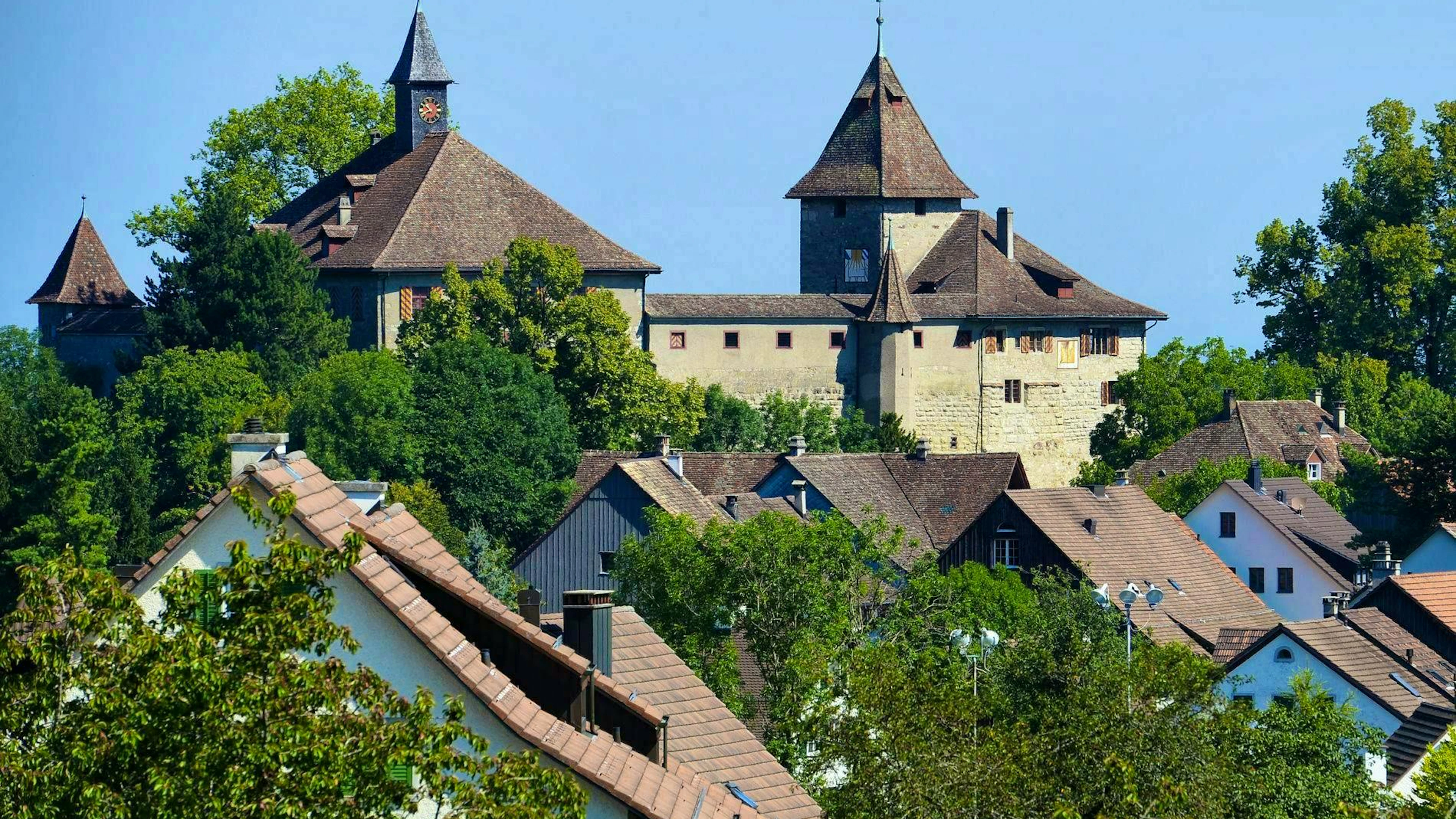 View of the Kyburg in the municipality of Illnau-Effretikon: the SP has thrown a city parliamentarian out of the party for making anti-Semitic remarks.