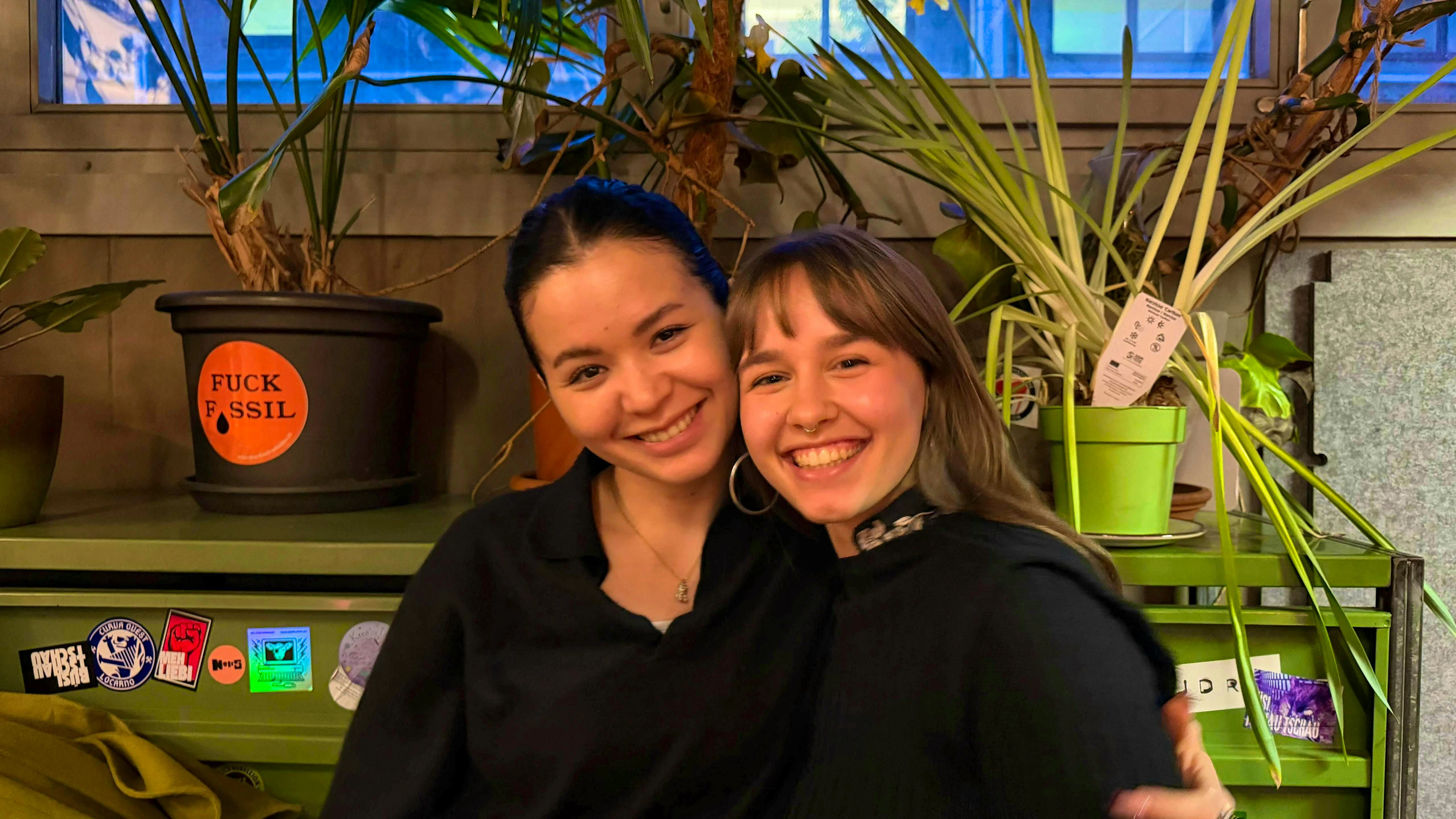 Mahbube Ibrahimi (left) and Marissa Sustic (right).