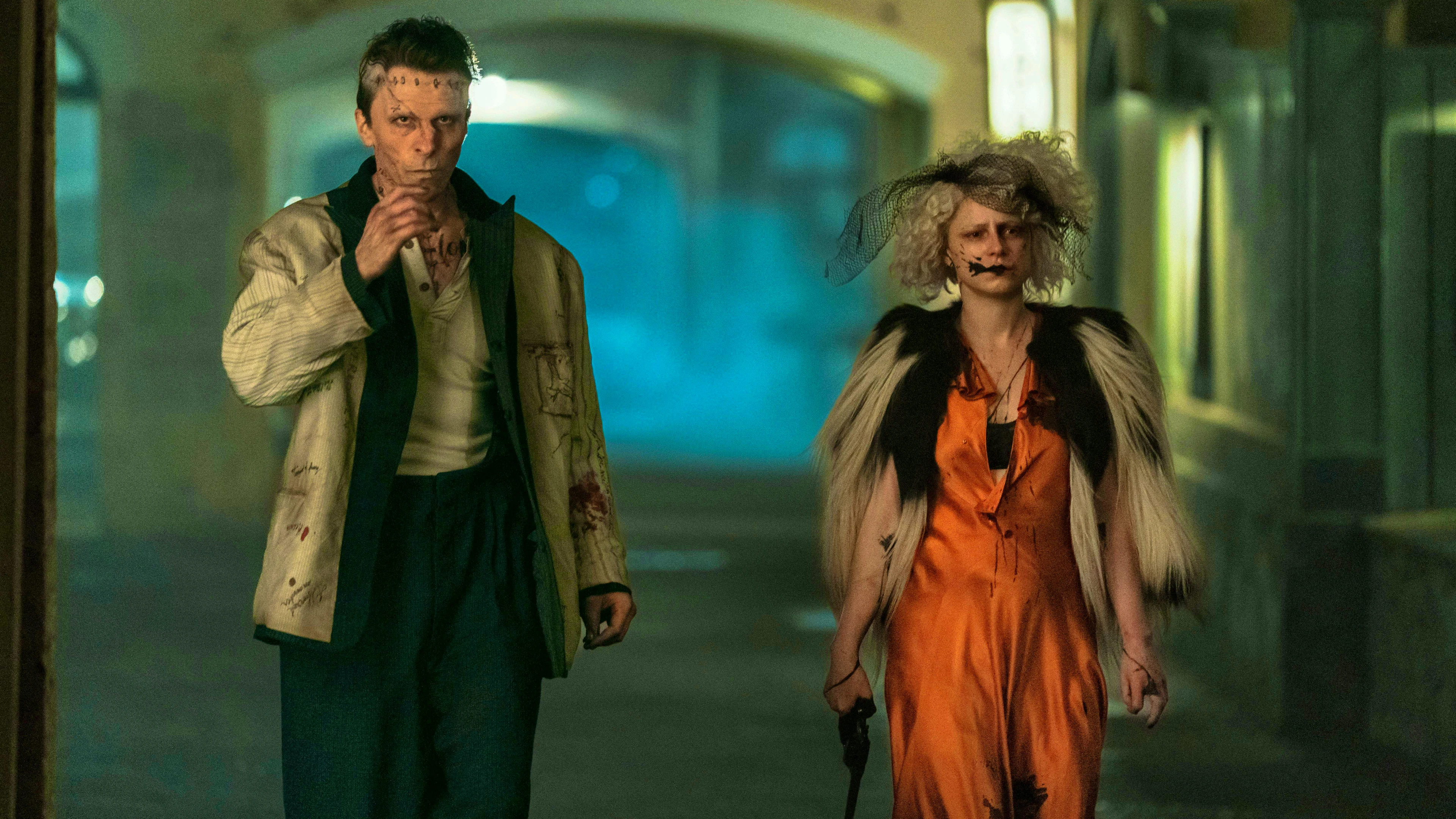 Christian Bale and Jessie Buckley play Frankenstein and his lover.