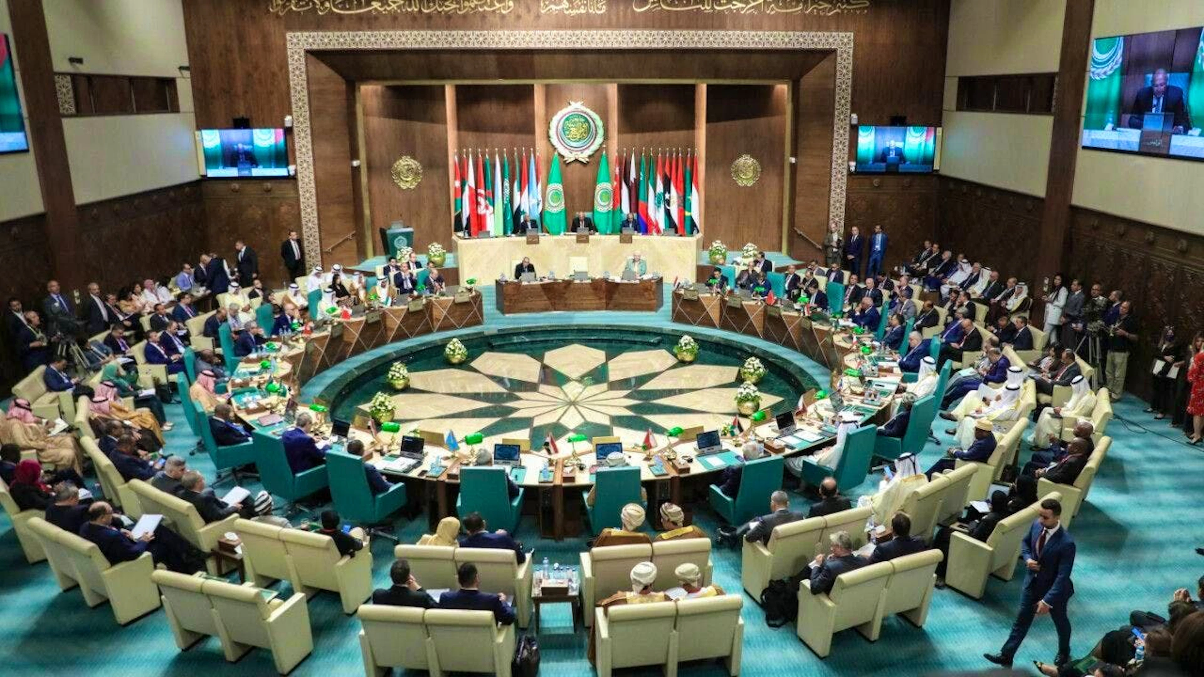 ARCHIVE - The meeting of Arab foreign ministers at the Arab League headquarters. Photo: Momen Samir/dpa