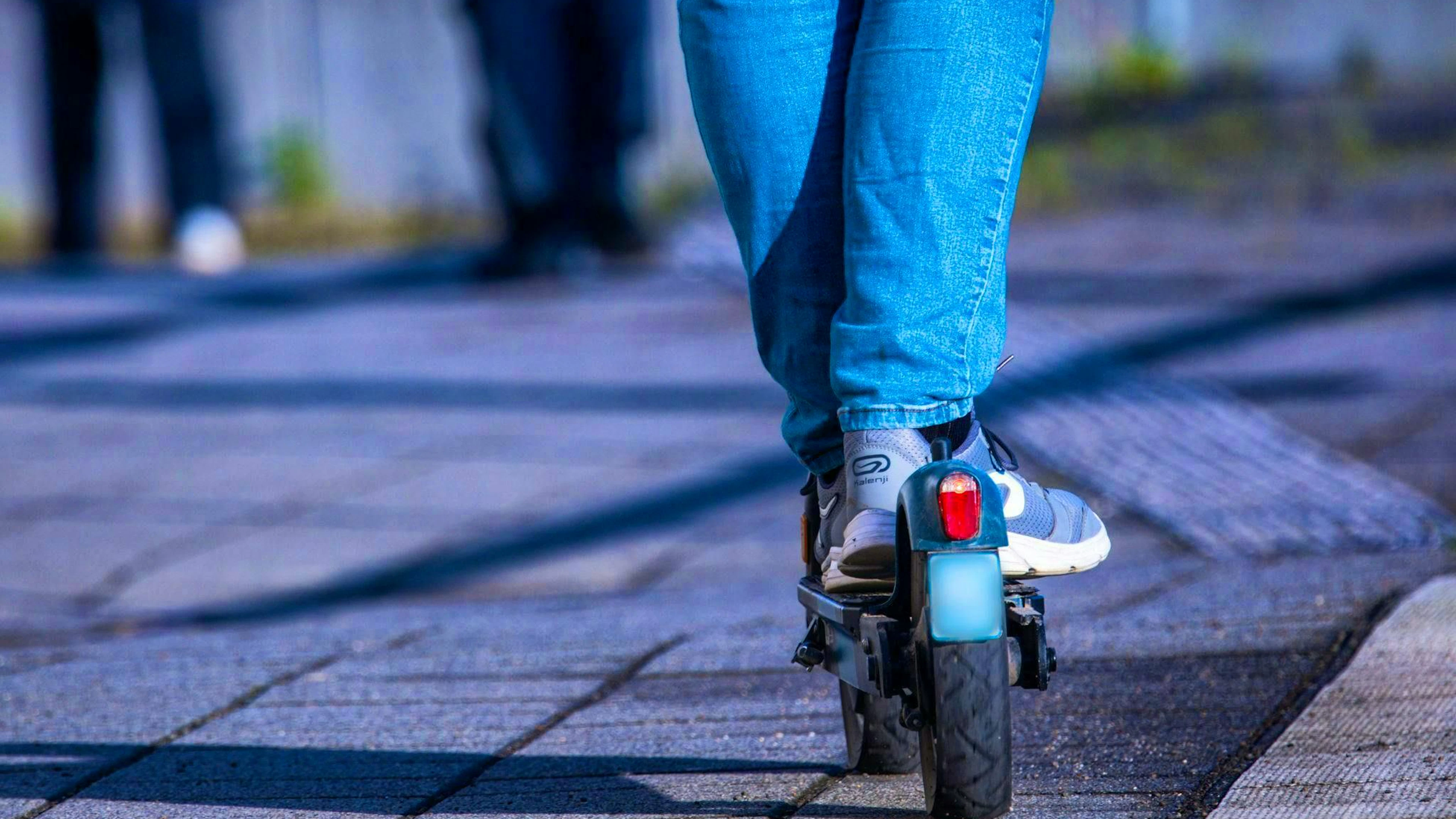 A man in Germany resorted to an unconventional method to get hold of someone else's e-scooter.