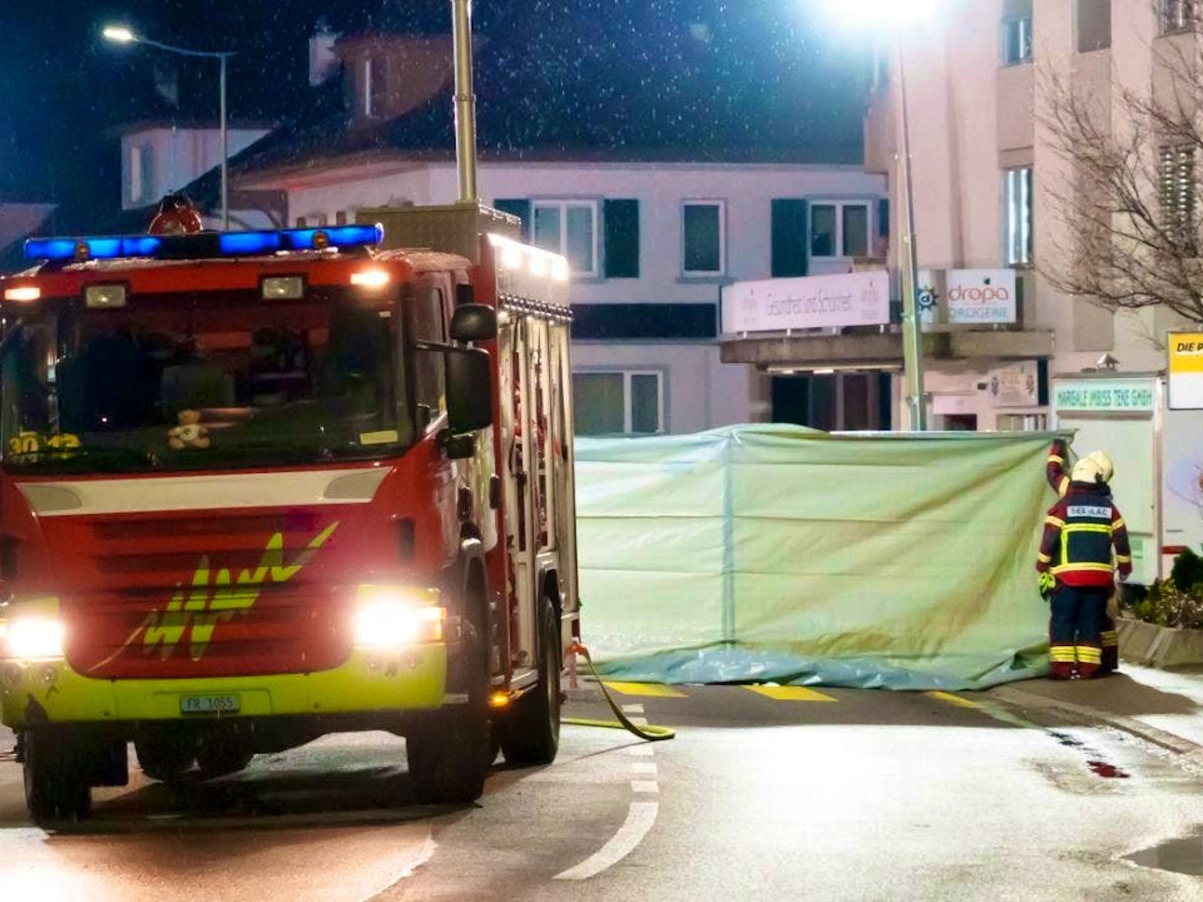 La scena dell'incidente è stata immediatamente isolata.