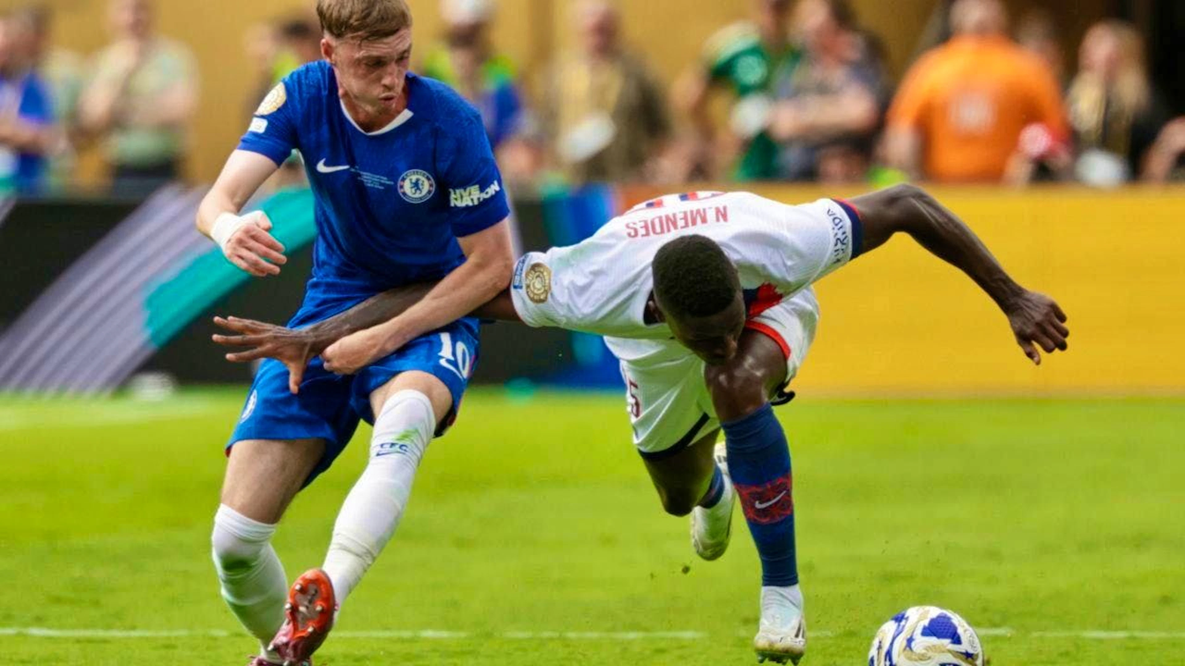 Chelsea and Cole Palmer are doing everything they can to upset the defending champions from Paris in the Champions League as well