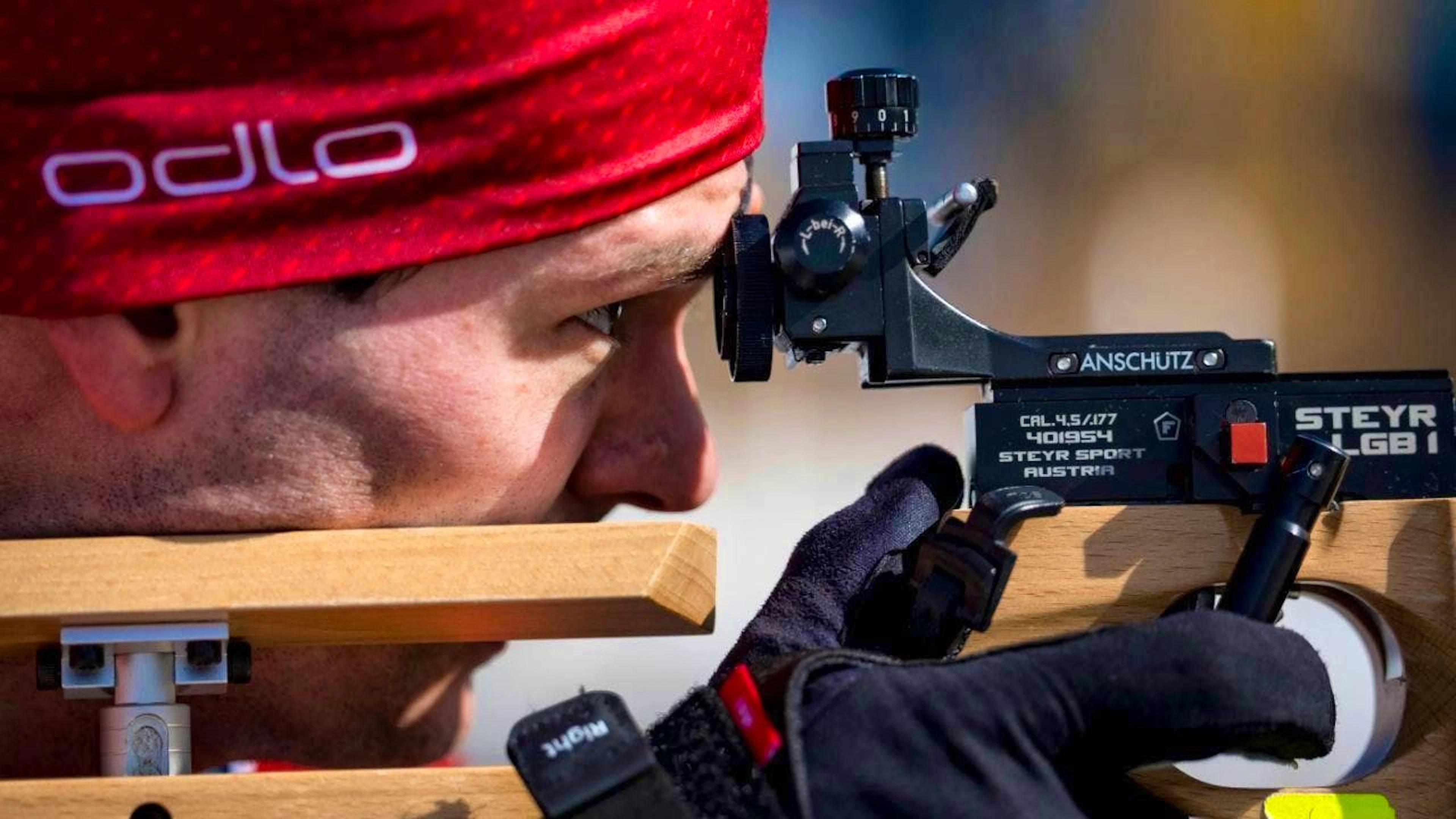 Luca Tavasci clearly beaten in the biathlon