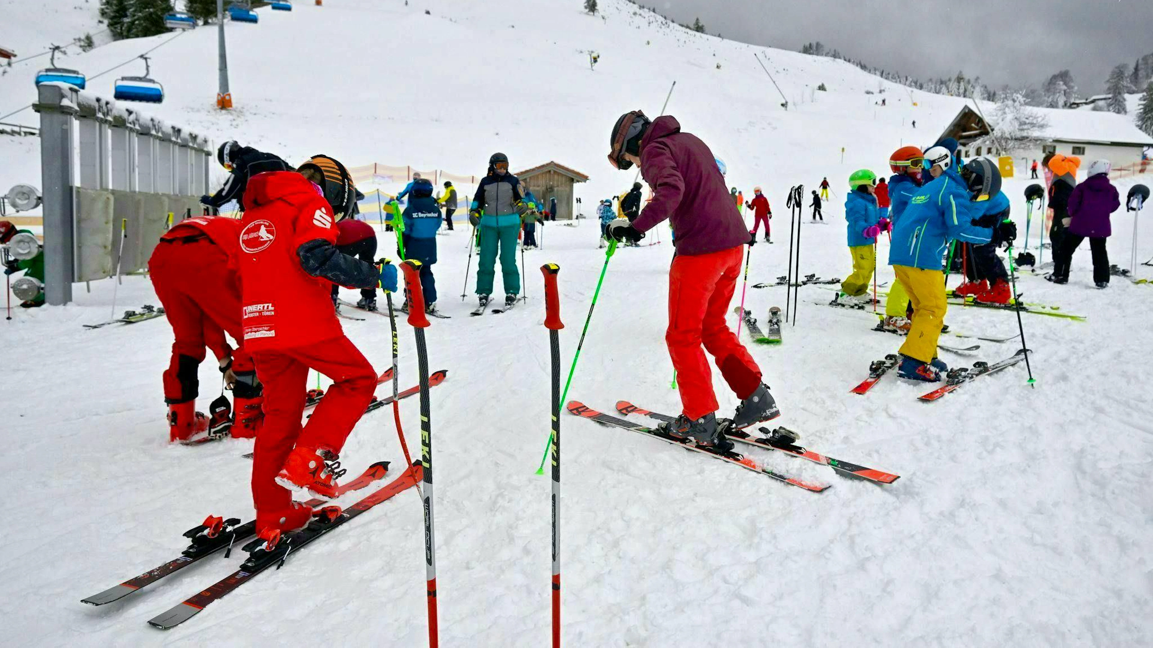 Full slopes - increased risk of accidents. (archive picture)
