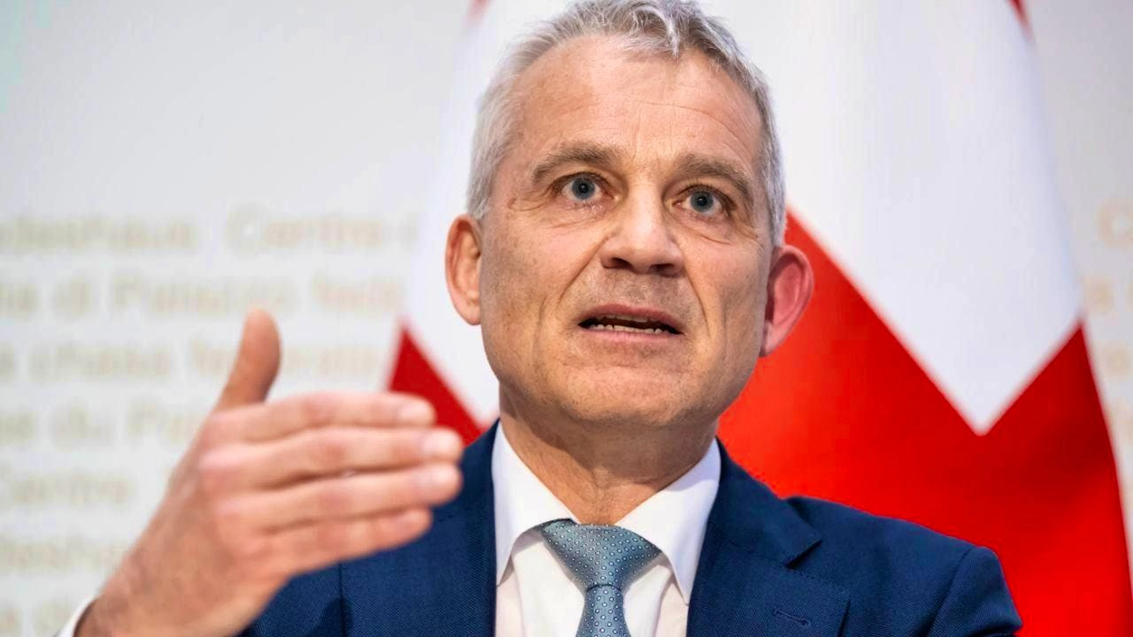 Federal Councillor Beat Jans warned the media on Monday about the "No 10 million Swiss" initiative. (archive picture)
