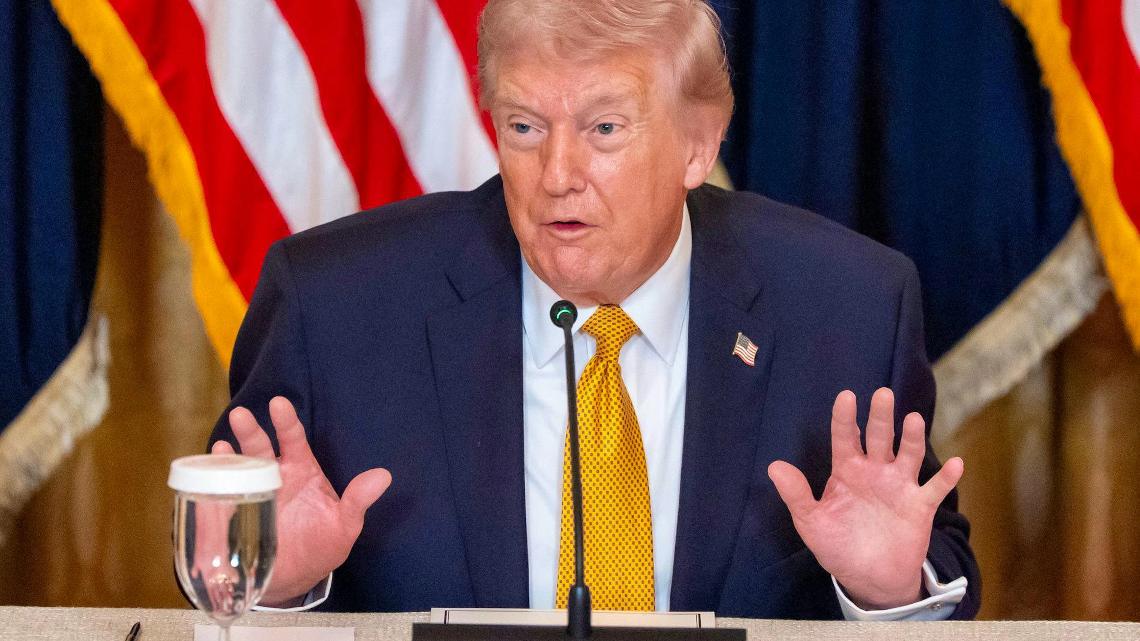 Il presidente statunitense Donald Trump.