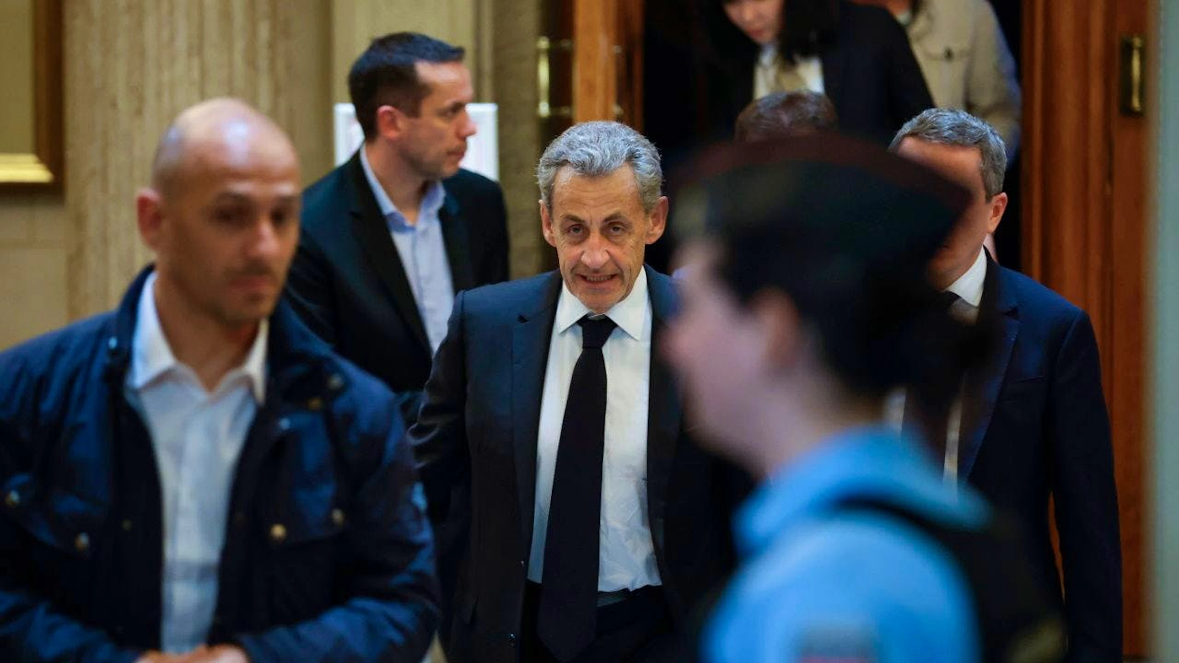 Nicolas Sarkozy comparaît depuis lundi devant la cour d'appel de Paris.