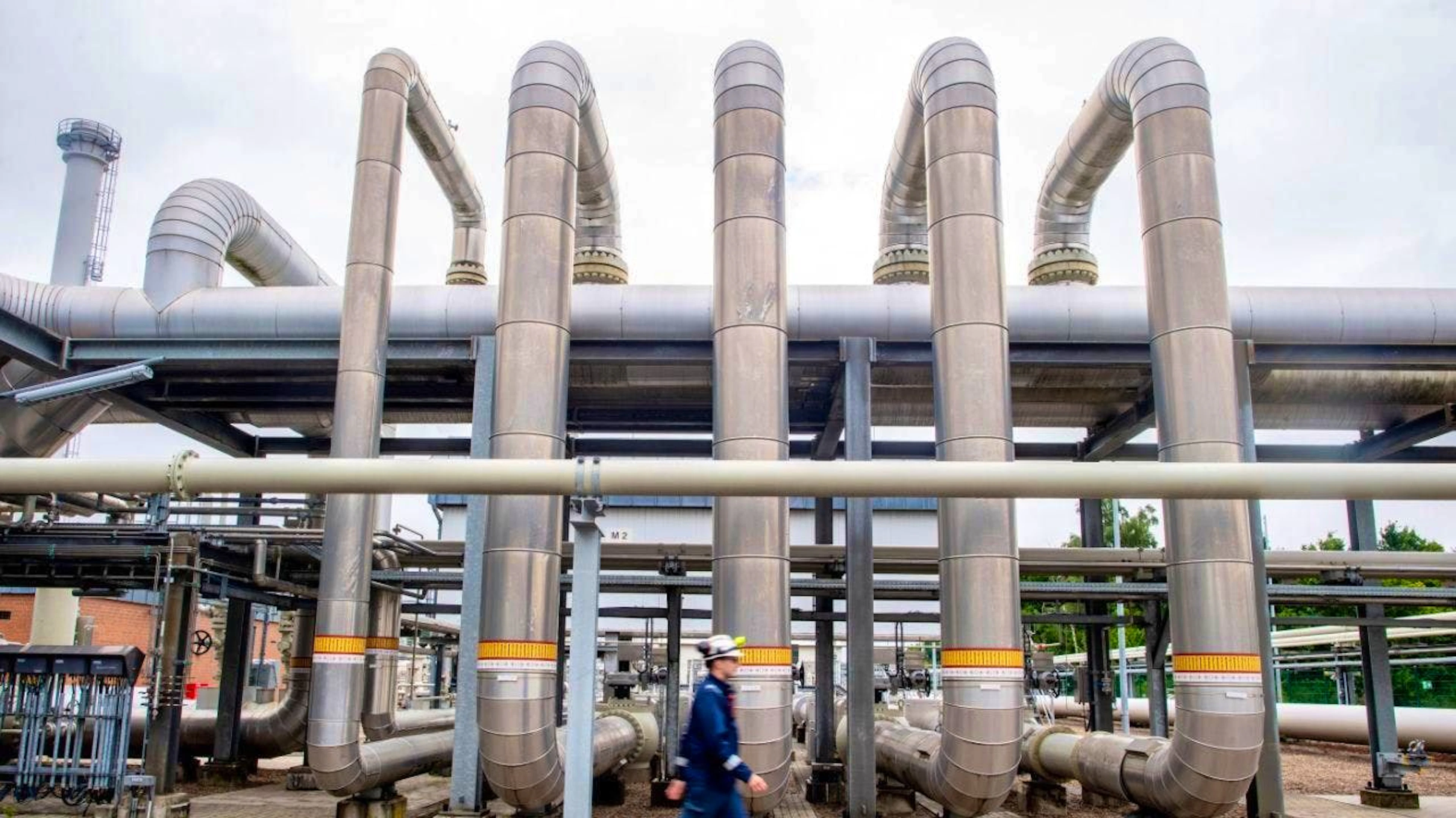 The price of European natural gas has risen by more than 60 percent since the start of the Iran war. (archive picture)