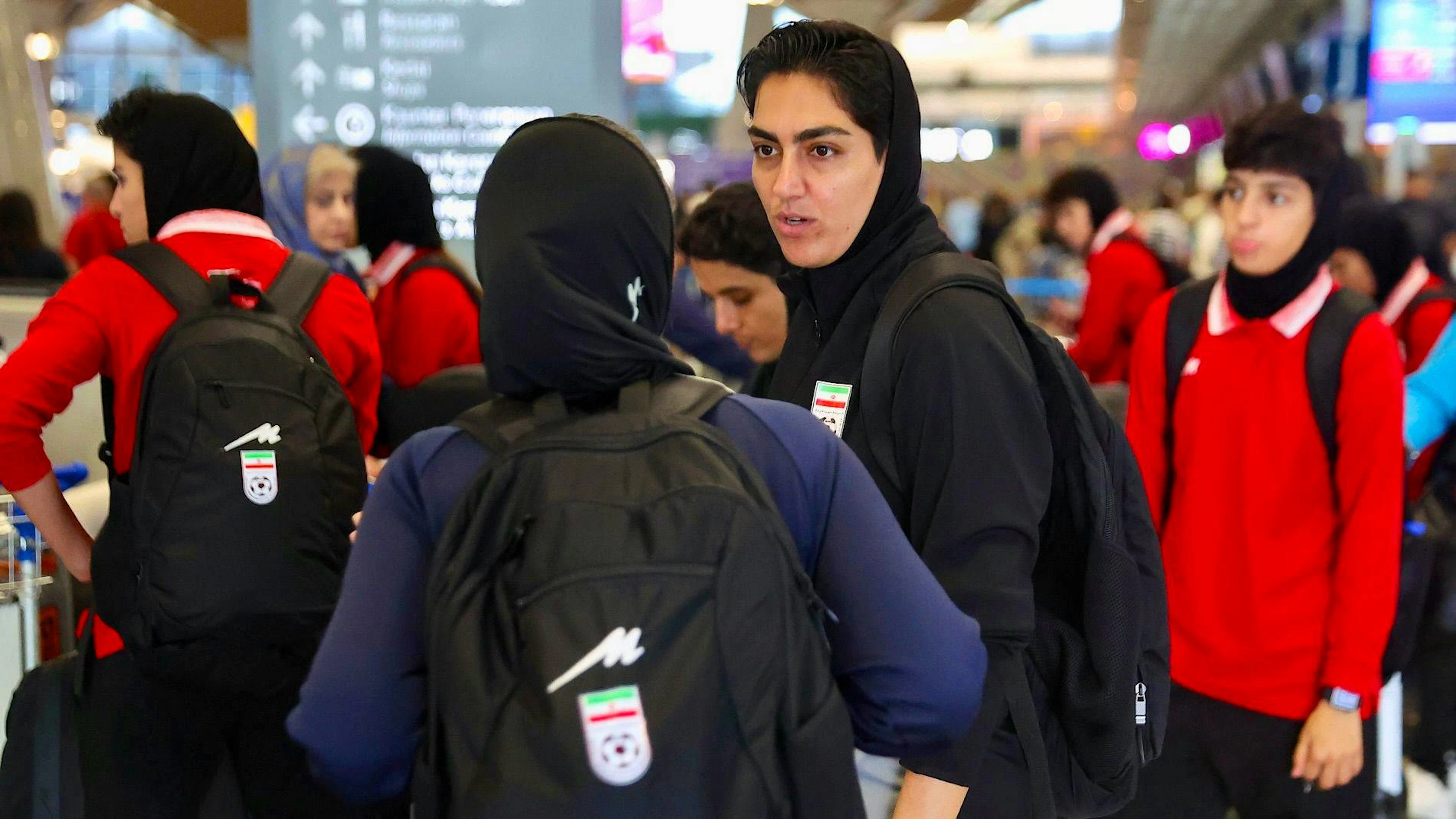 Zahra Ghanbari et ses coéquipières sont rentrées en Iran.