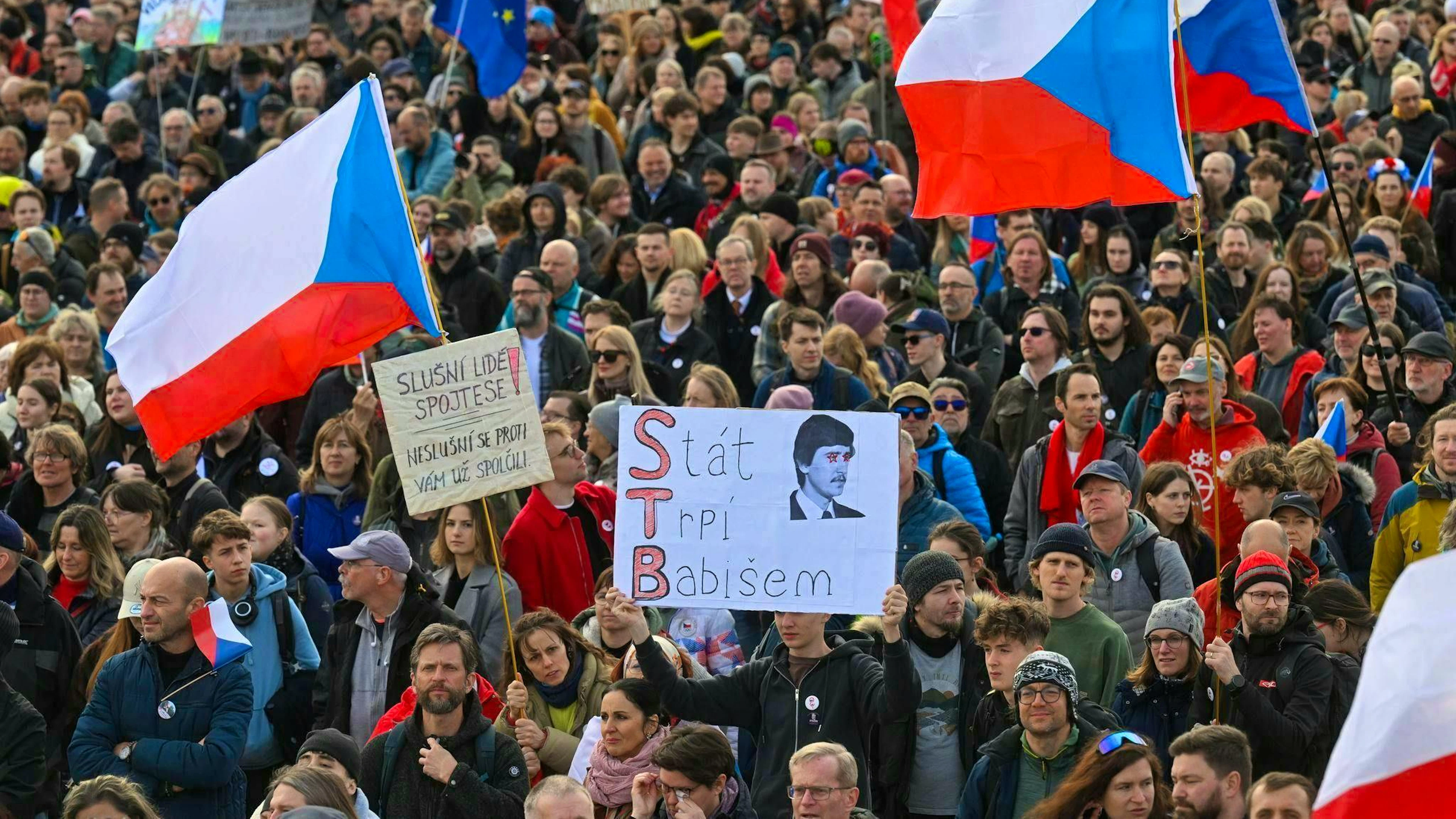 Tens of thousands of people take part in the rally under the slogan "We will not let the future be stolen from us.
