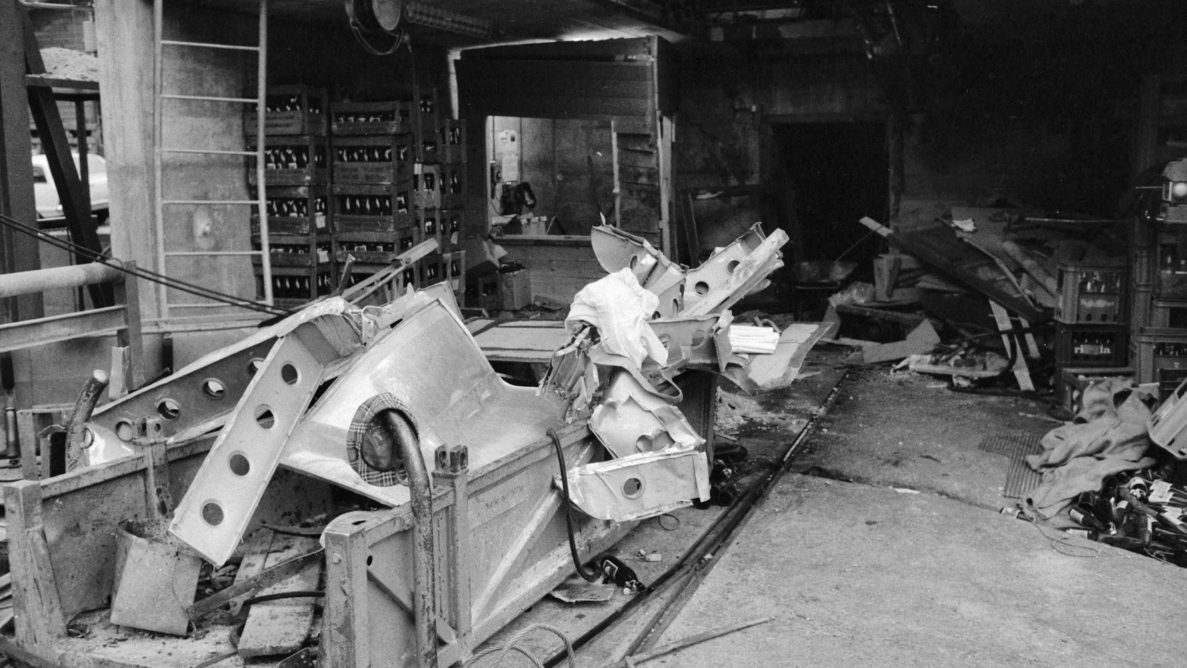 The cable car cabin crashed into the valley station on July 12, 1972, killing twelve people.