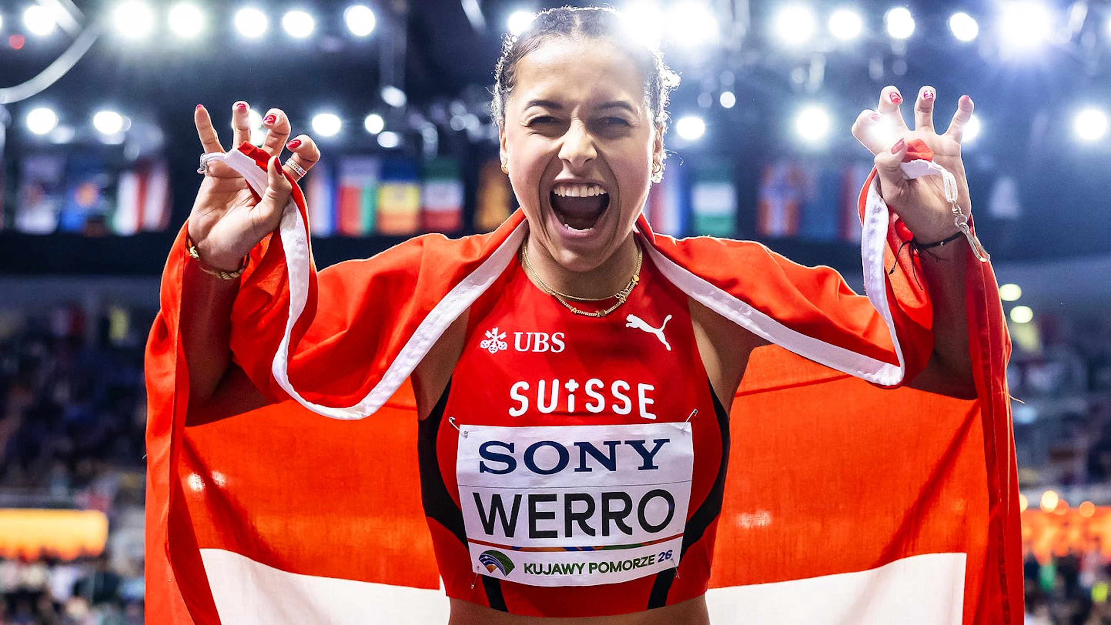 Le cri de l'argent pour Audrey Werro.