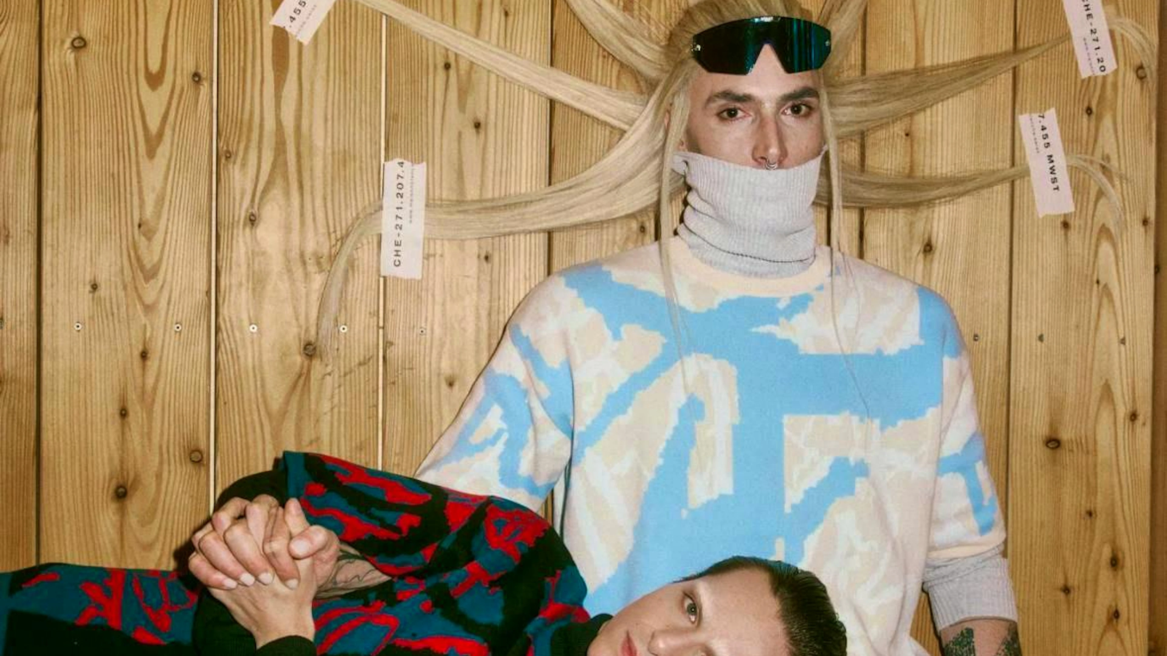 A couple since September 2025: fashion designer Yannik Zamboni (right) and model Sérgio Simões.