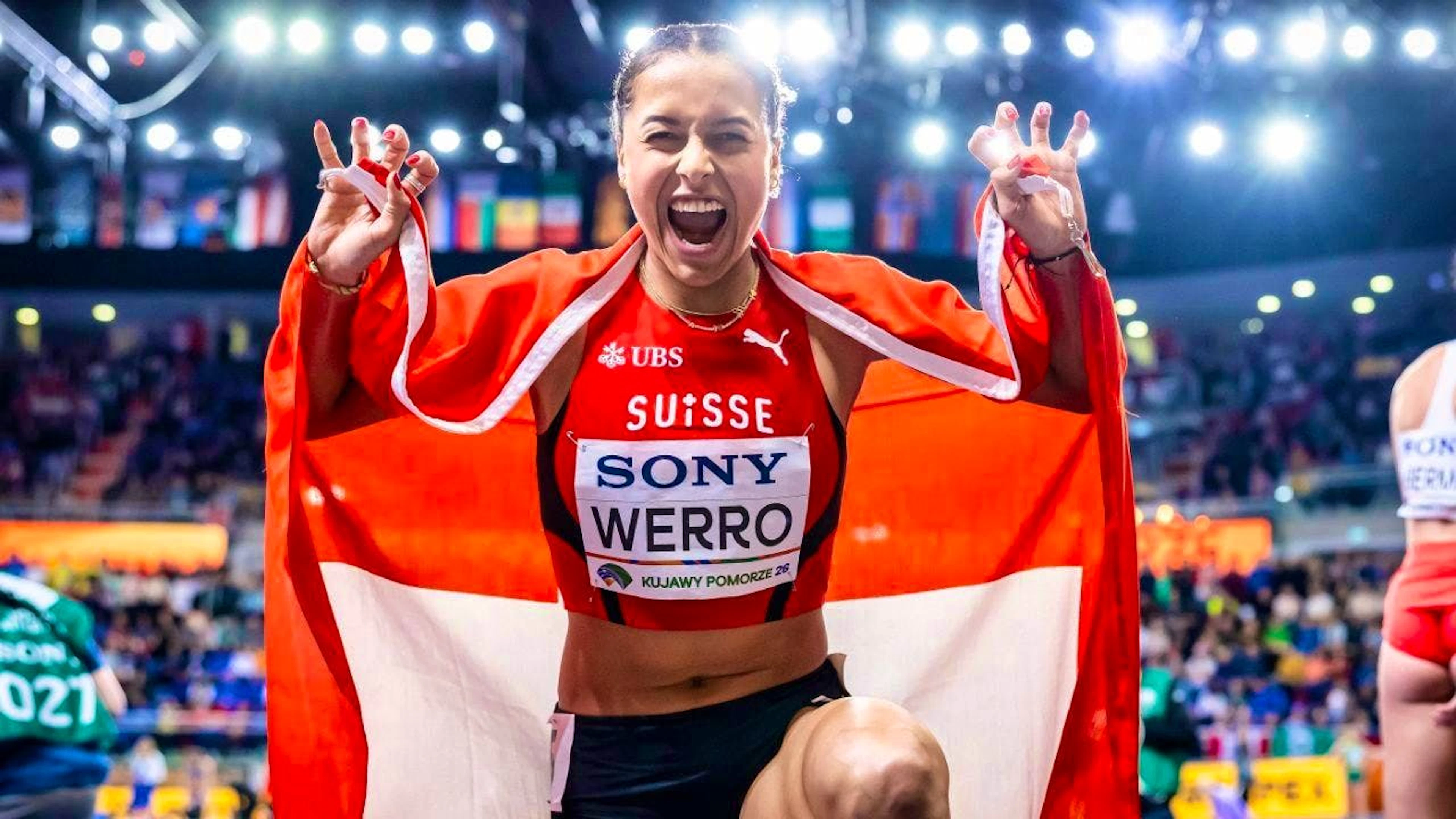 The next medal winner from the Swiss Athletics support program: Audrey Werro.