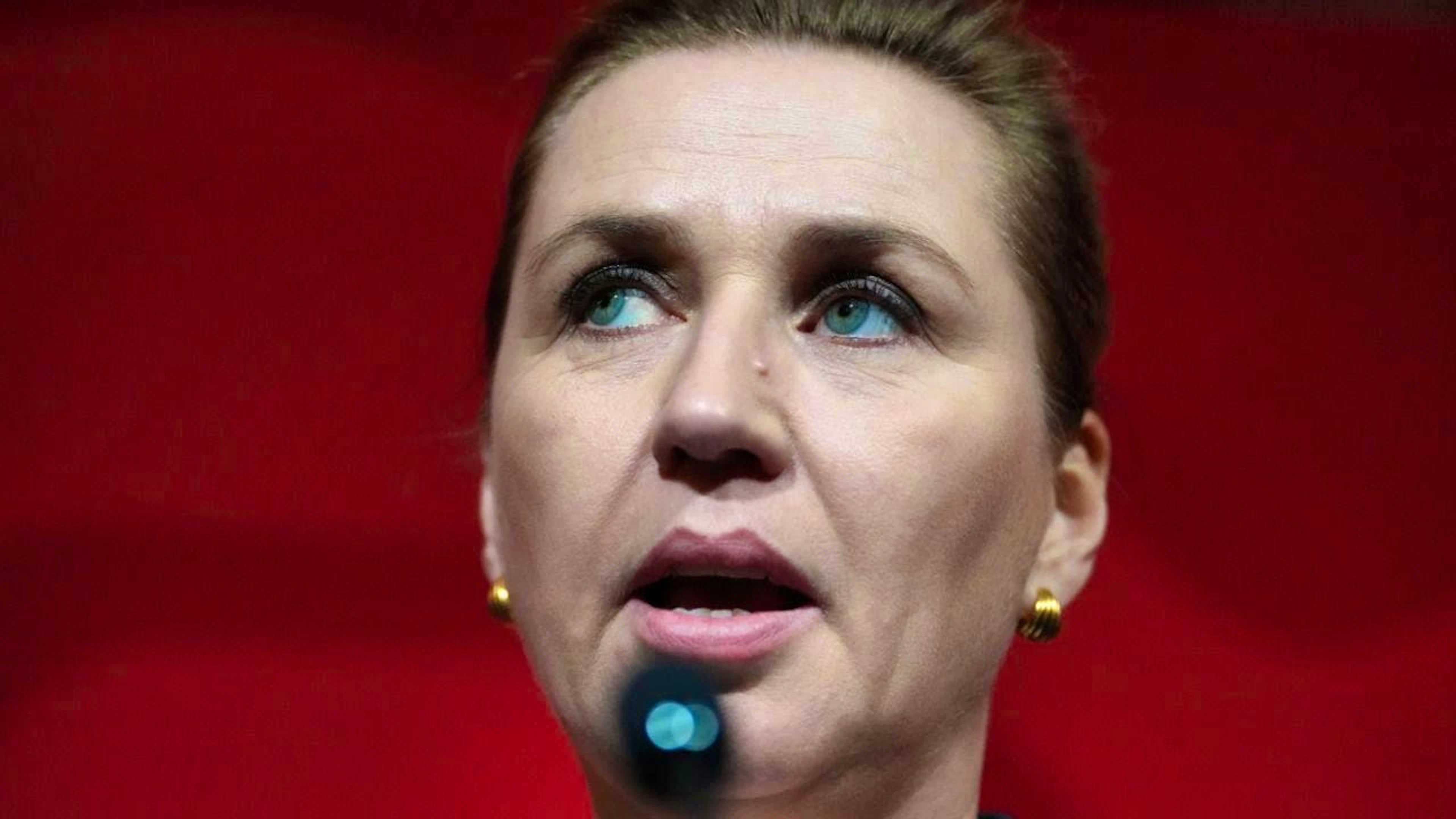 Danish Prime Minister Mette Frederiksen speaks in the Danish parliament after the general election. Photo: Sergei Grits/AP/dpa