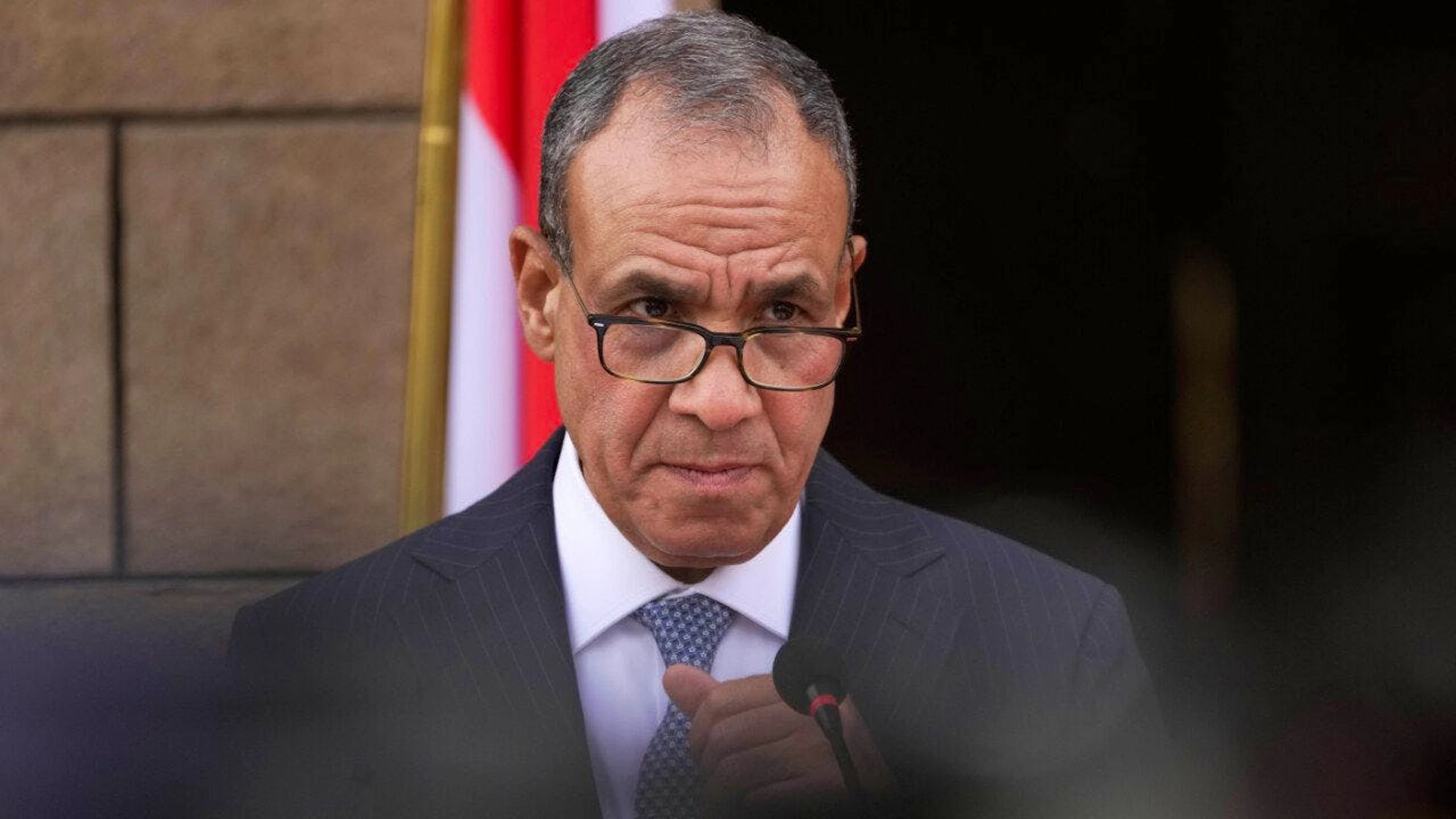 Il ministro degli Esteri egiziano Badr Abdelatty (foto d'archivio)