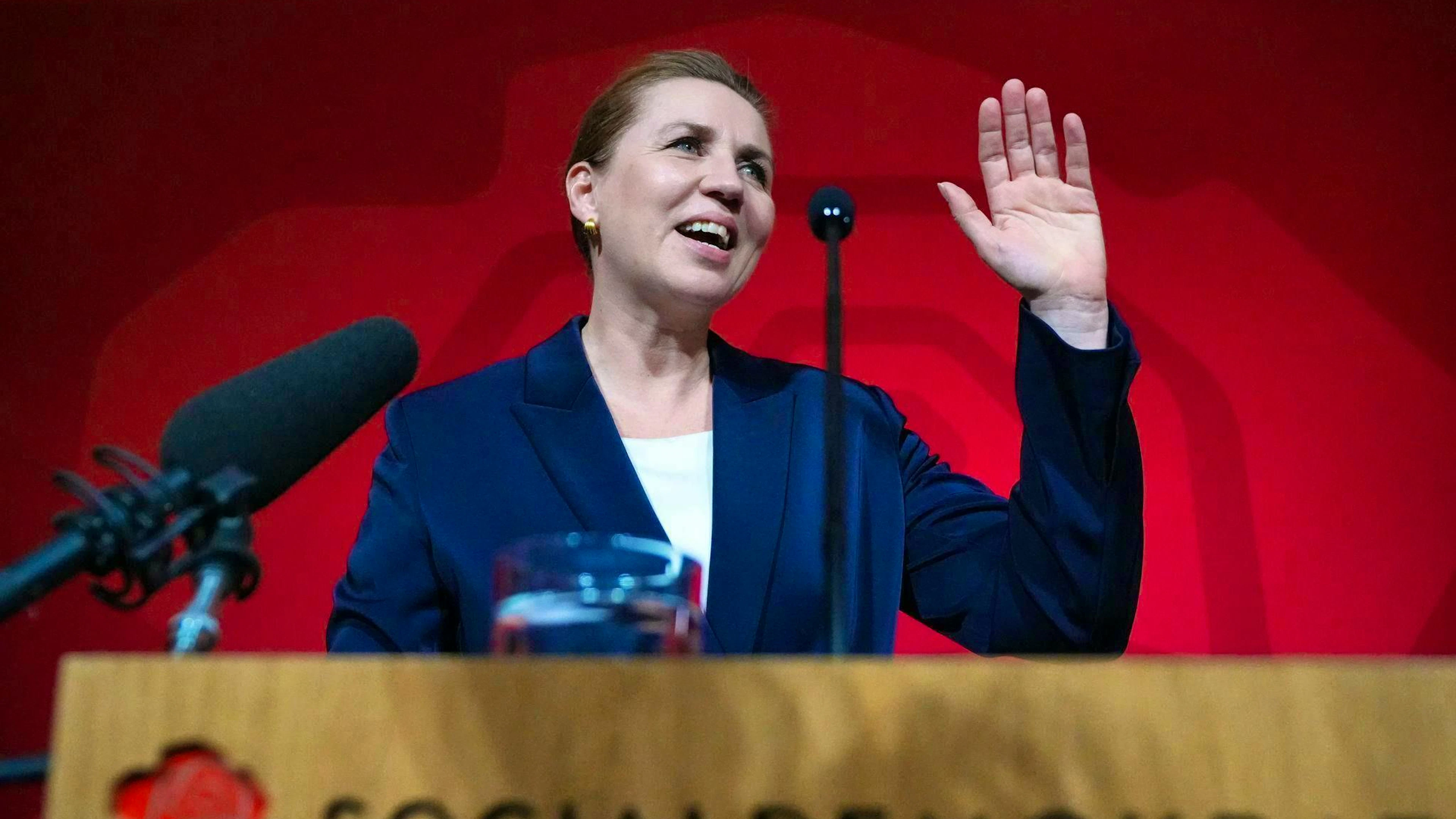 Mette Frederiksen wants to remain Denmark's head of government. 