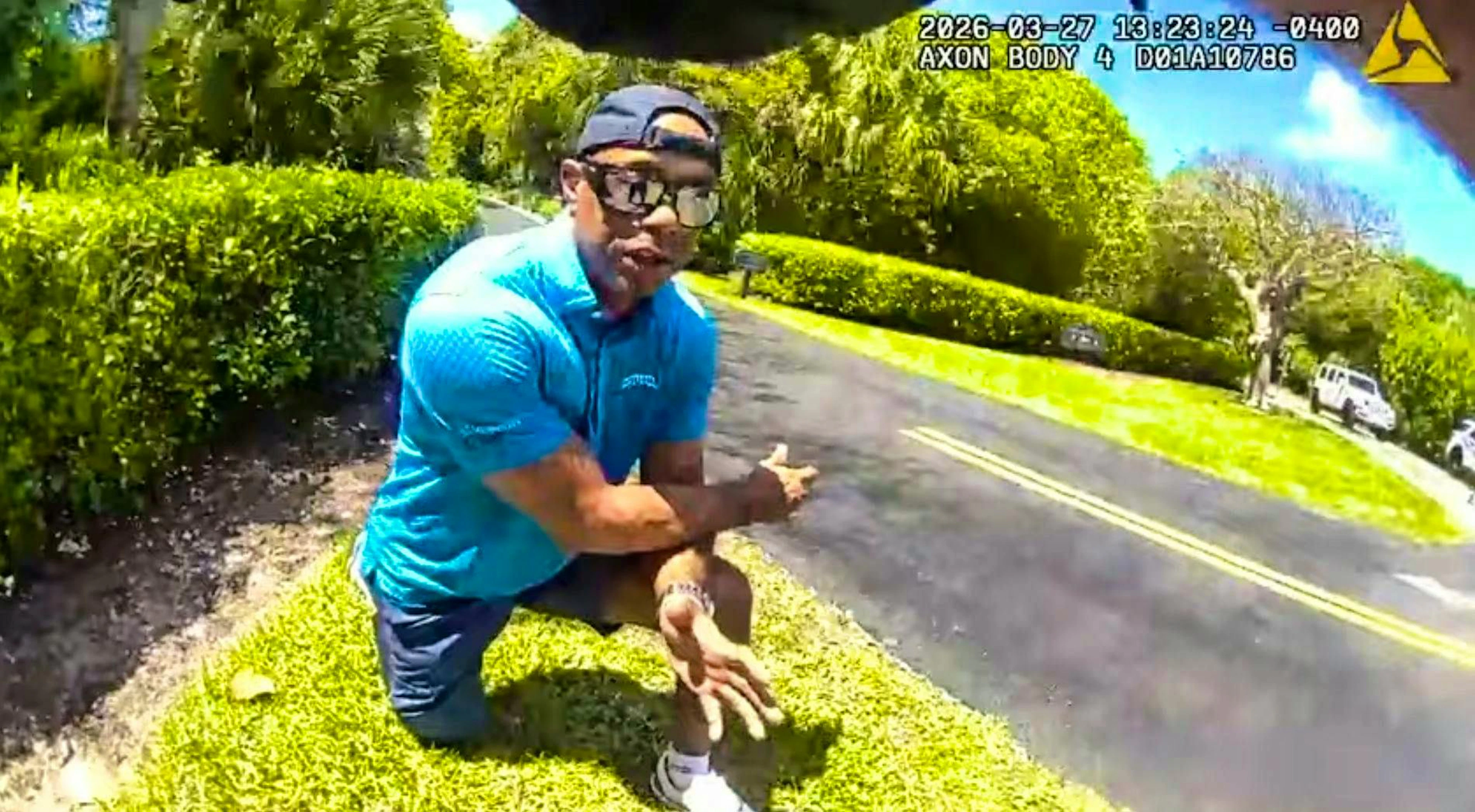 Golf star Tiger Woods was briefly taken into custody.