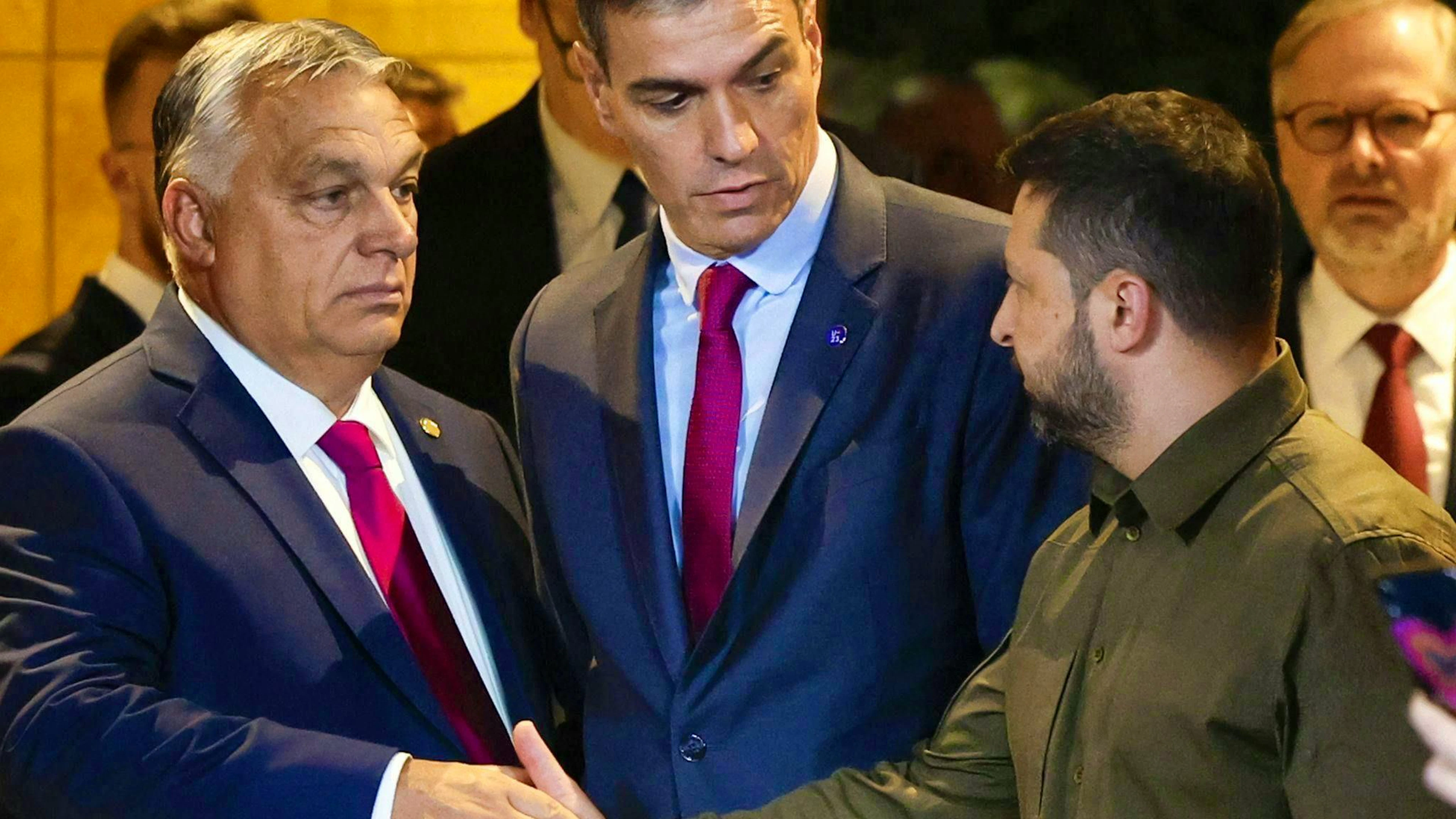 They were not friends and will never be again: the Hungarian Orban and the Ukrainian Selenskyj.