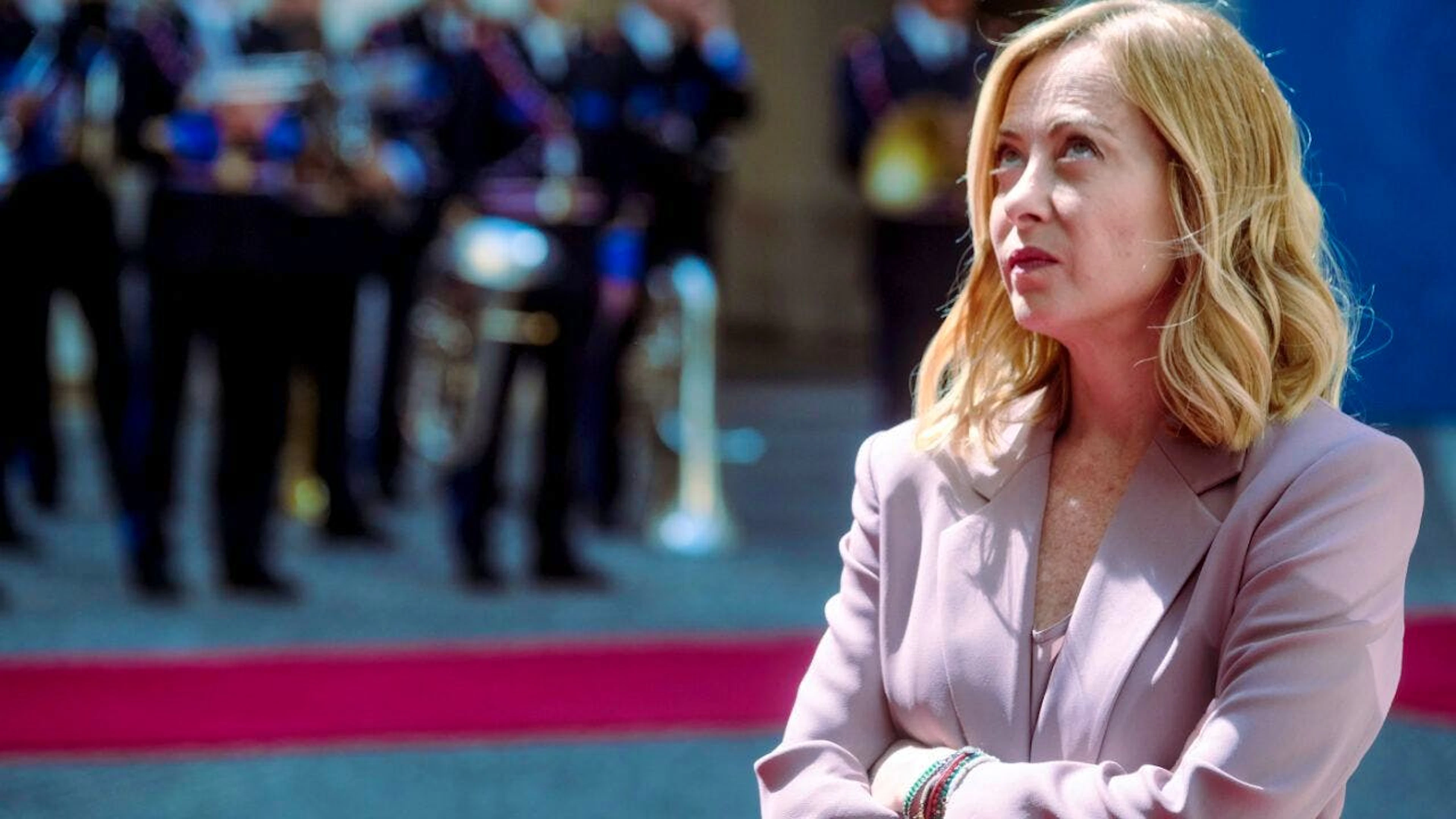 ARCHIV - Italiens Ministerpräsidentin Giorgia Meloni. Foto: Mauro Scrobogna/LaPresse/AP/dpa - ACHTUNG: Nur zur redaktionellen Verwendung und nur mit vollständiger Nennung des vorstehenden Credits