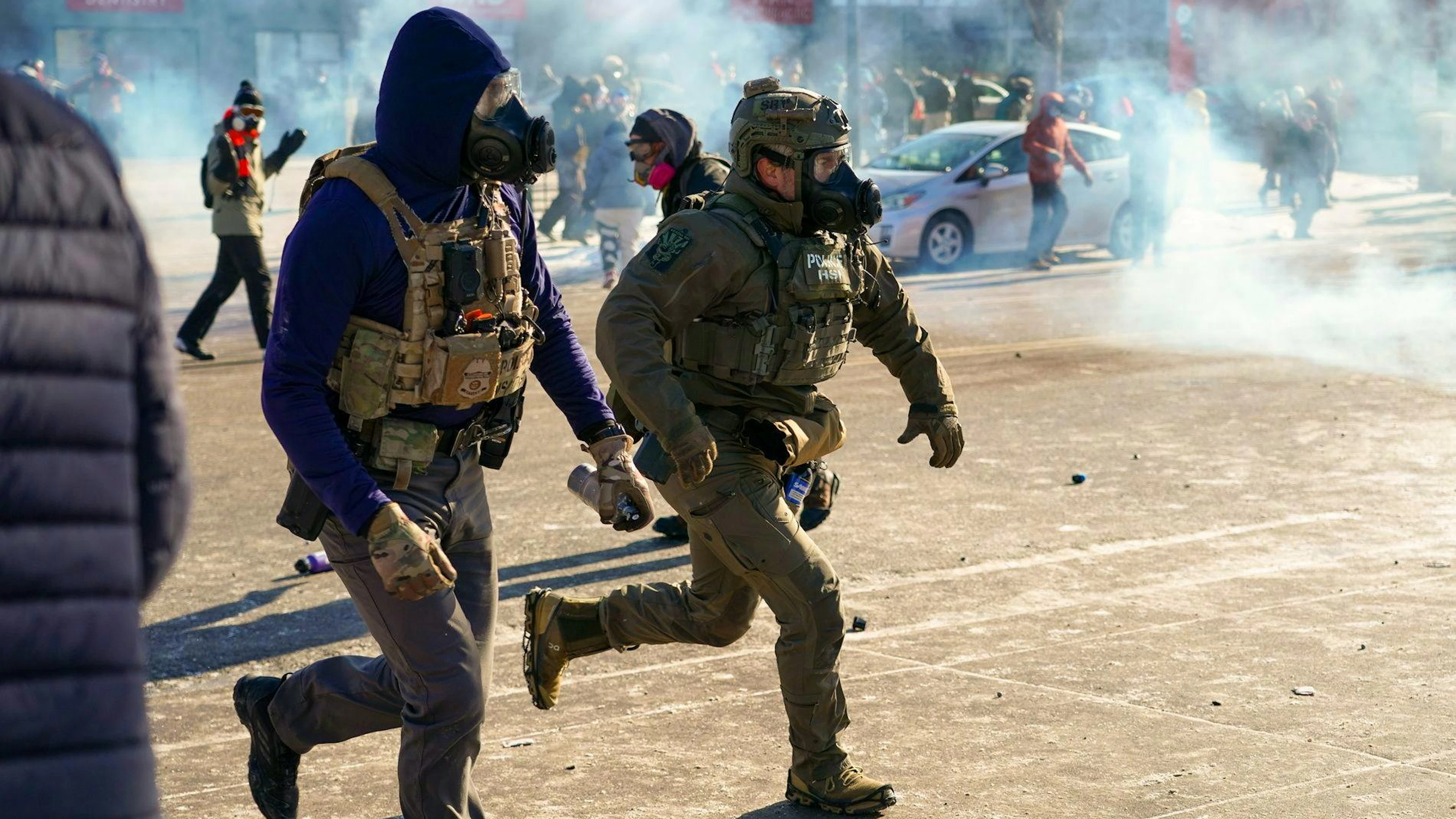 In mehreren US-Städten kam es bereits zu Protesten gegen die von der US-Einwanderungsbehörde ICE durchgeführten Razzien. 