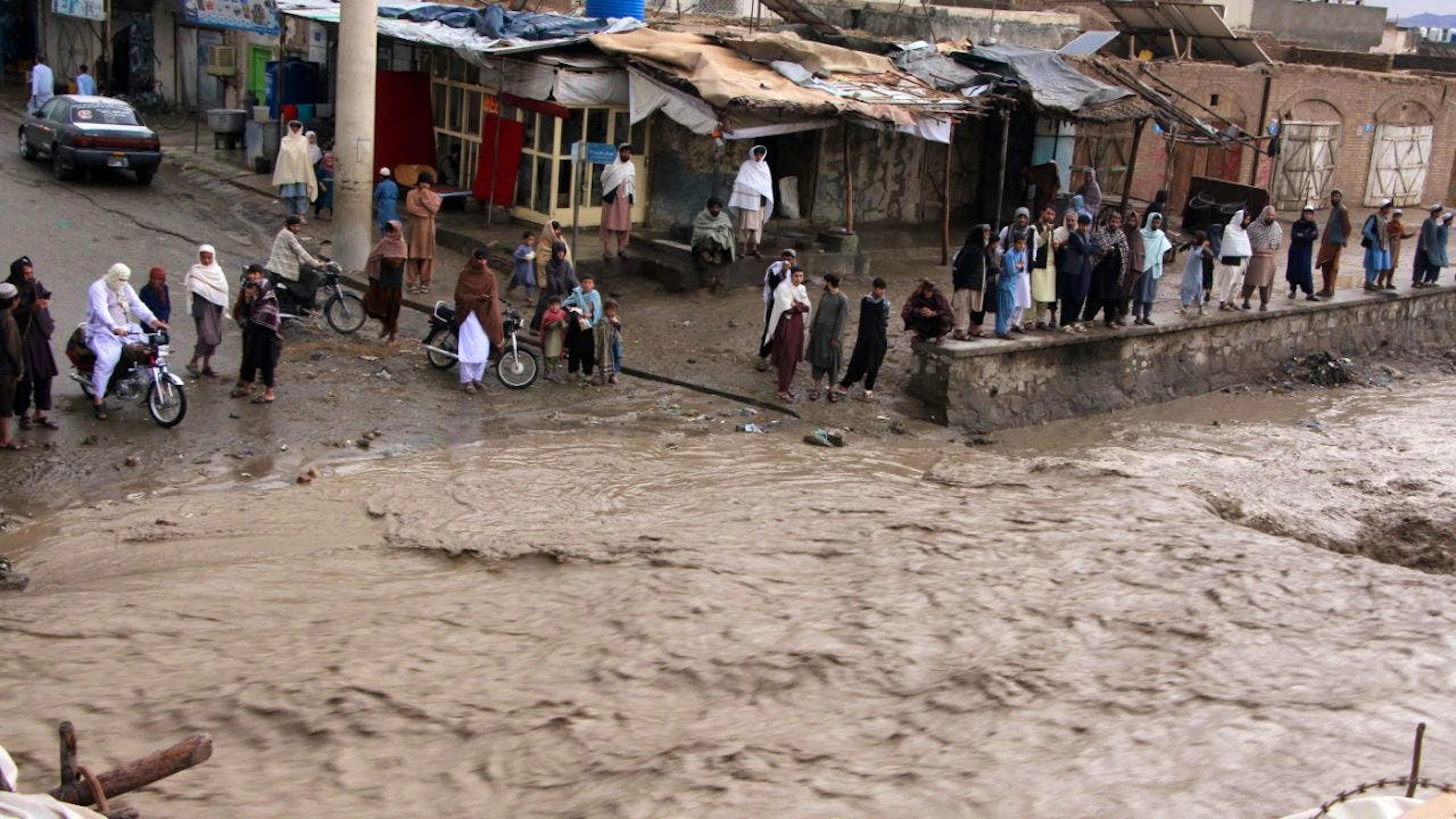 Inondazioni a Kandahar, in Afghanistan. (foto dell'1 aprile 2026)