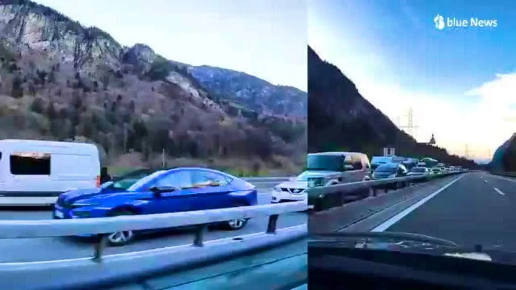 Gotthard traffic jam Good Friday 2026: 21 km of sheet metal avalanche ...