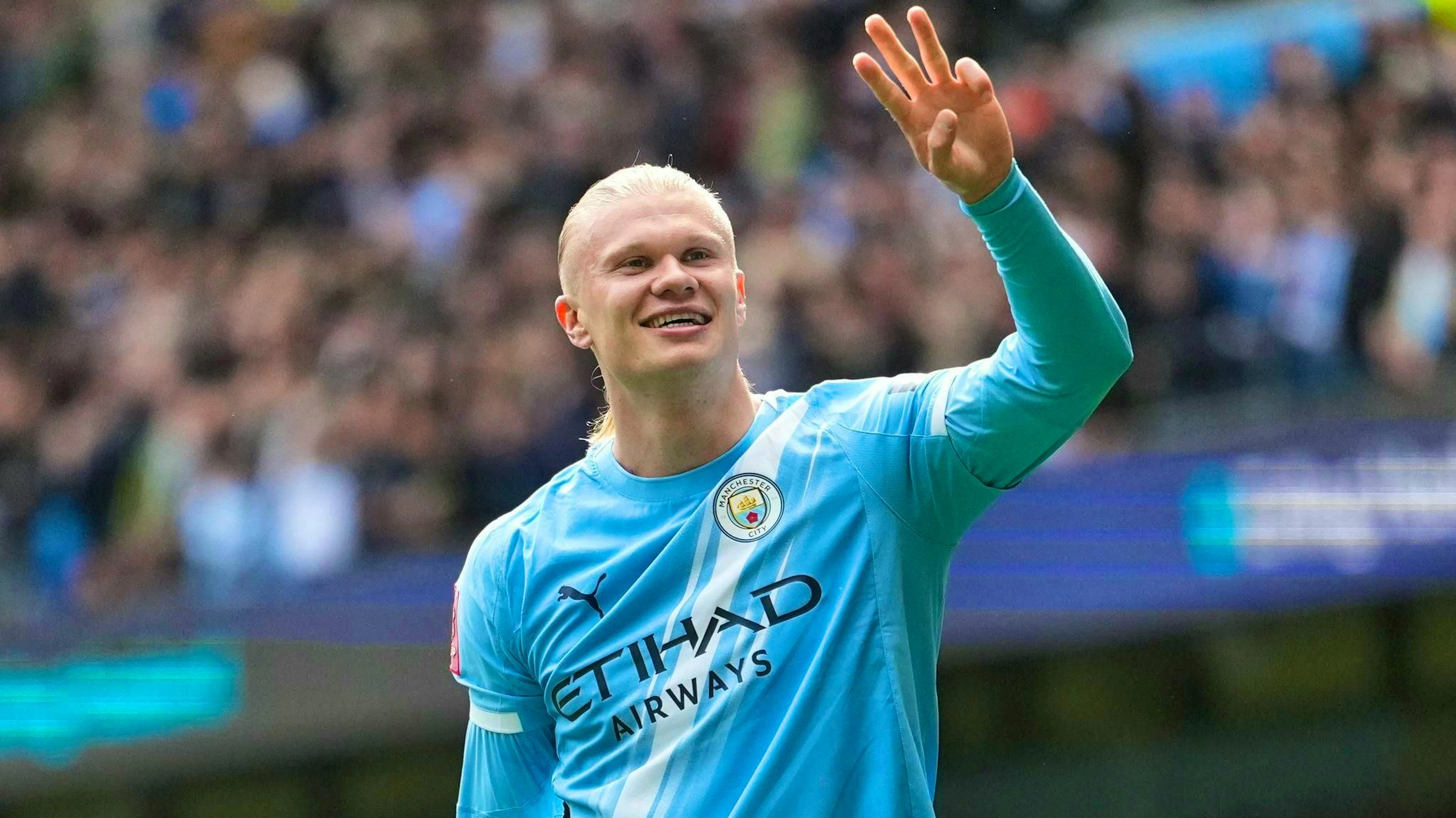 Three goals: Erling Haaland.