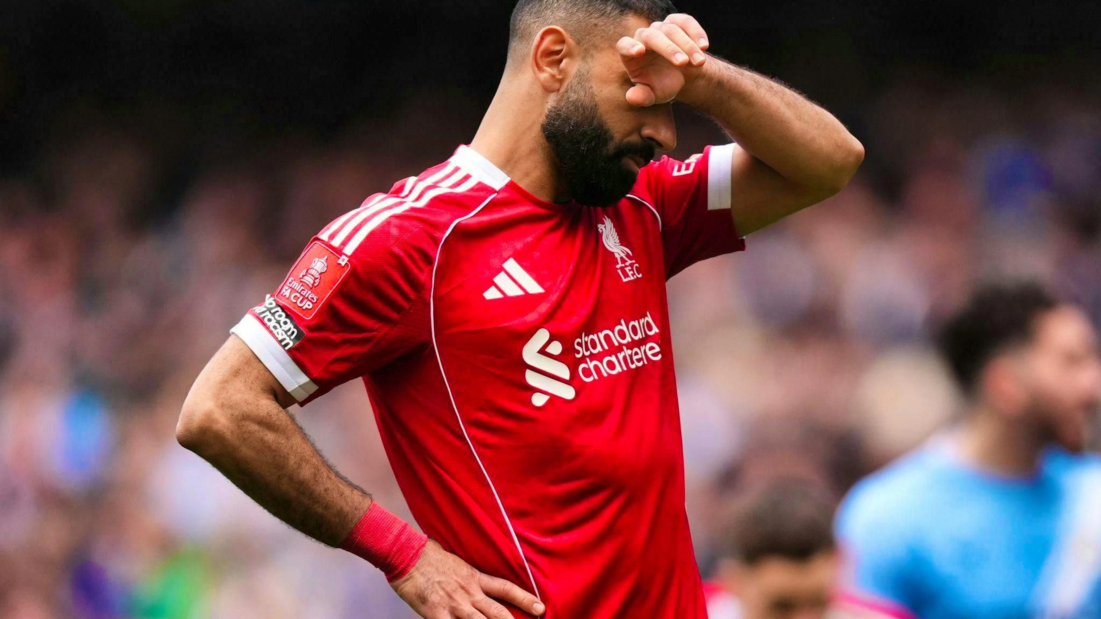 Not to be seen: Mohamed Salah missed a penalty.