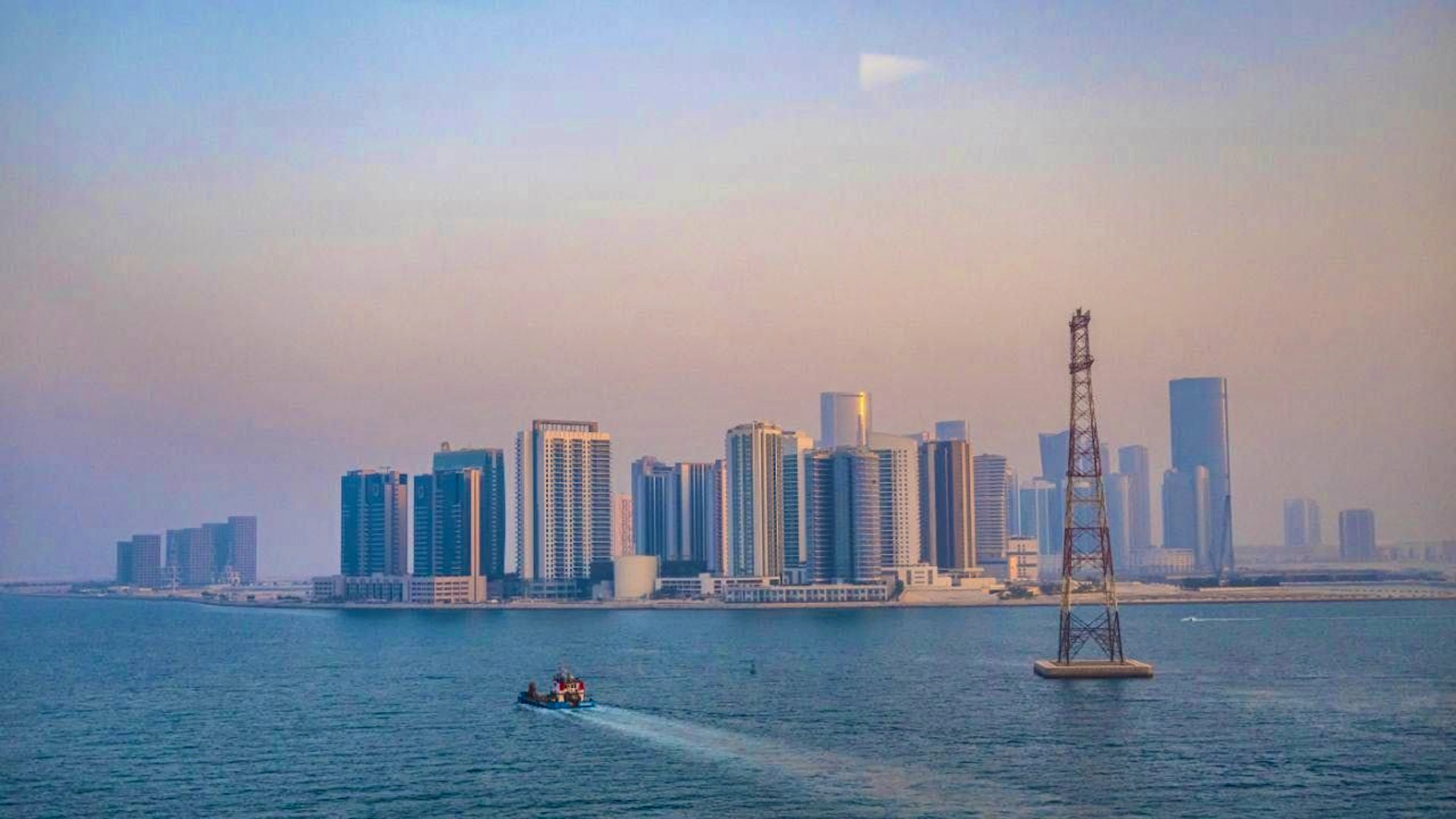 ARCHIVE - The skyscrapers of the Abu Dhabi skyline. Photo: Sina Schuldt/dpa