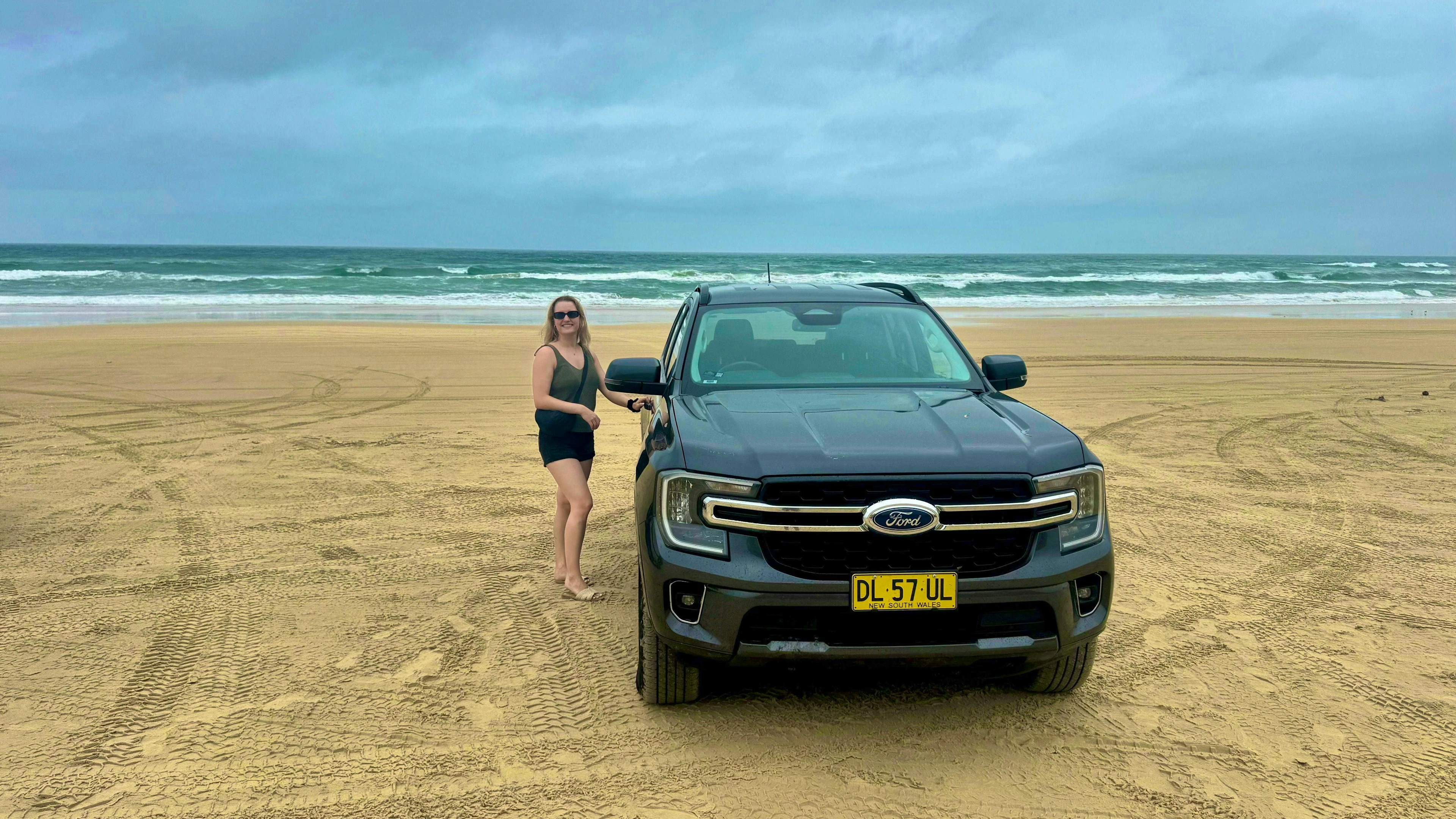 Off-roading on K'gari - a 4x4 is a must.