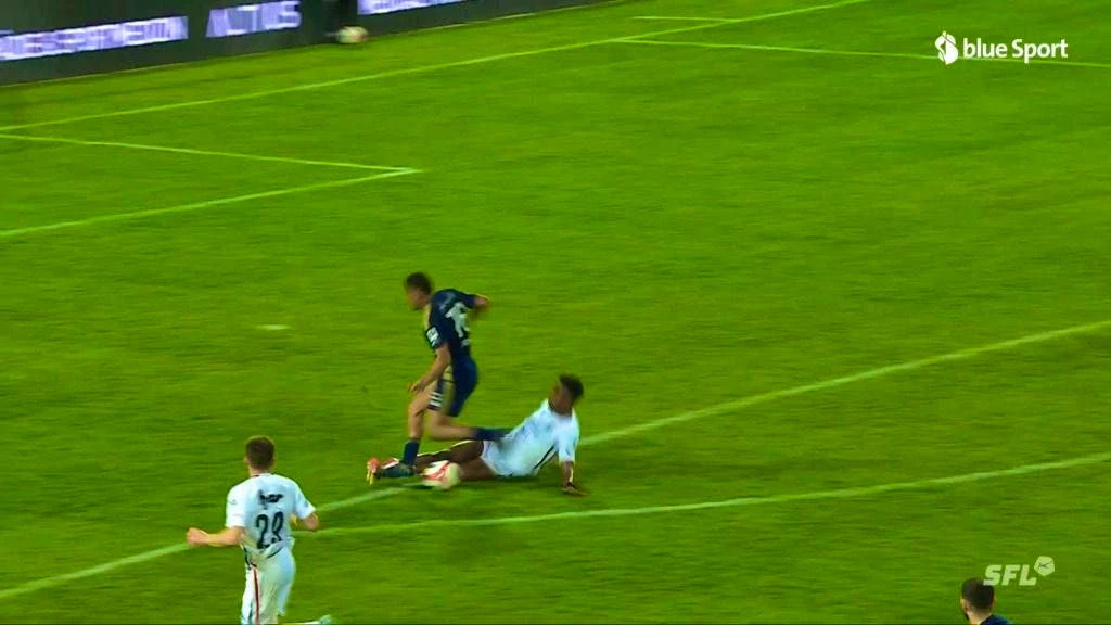 Aarau rage after joke penalty and attack referee Dudic