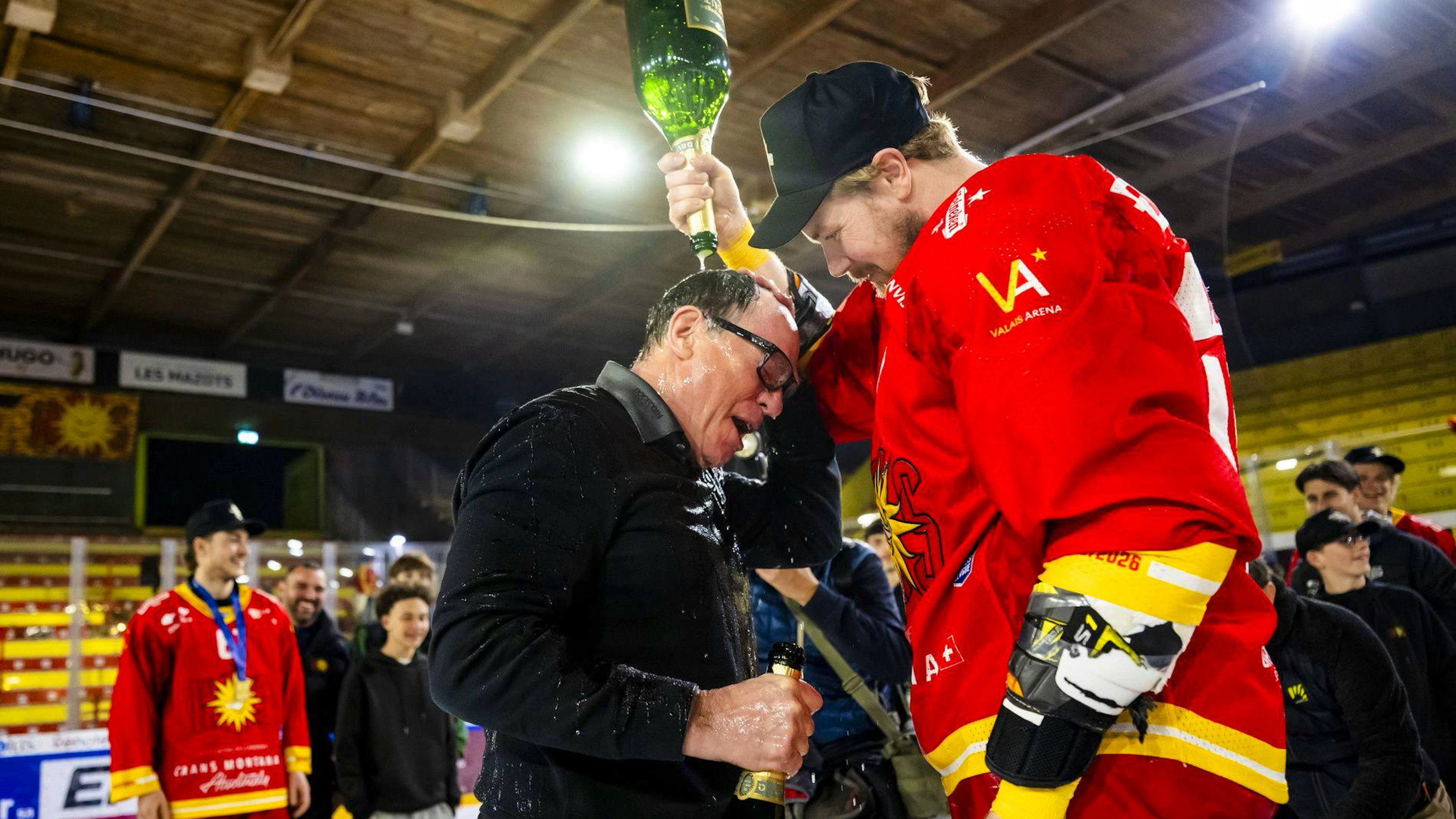 Les Sierrois ont décroché le titre devant leur public mardi soir.
