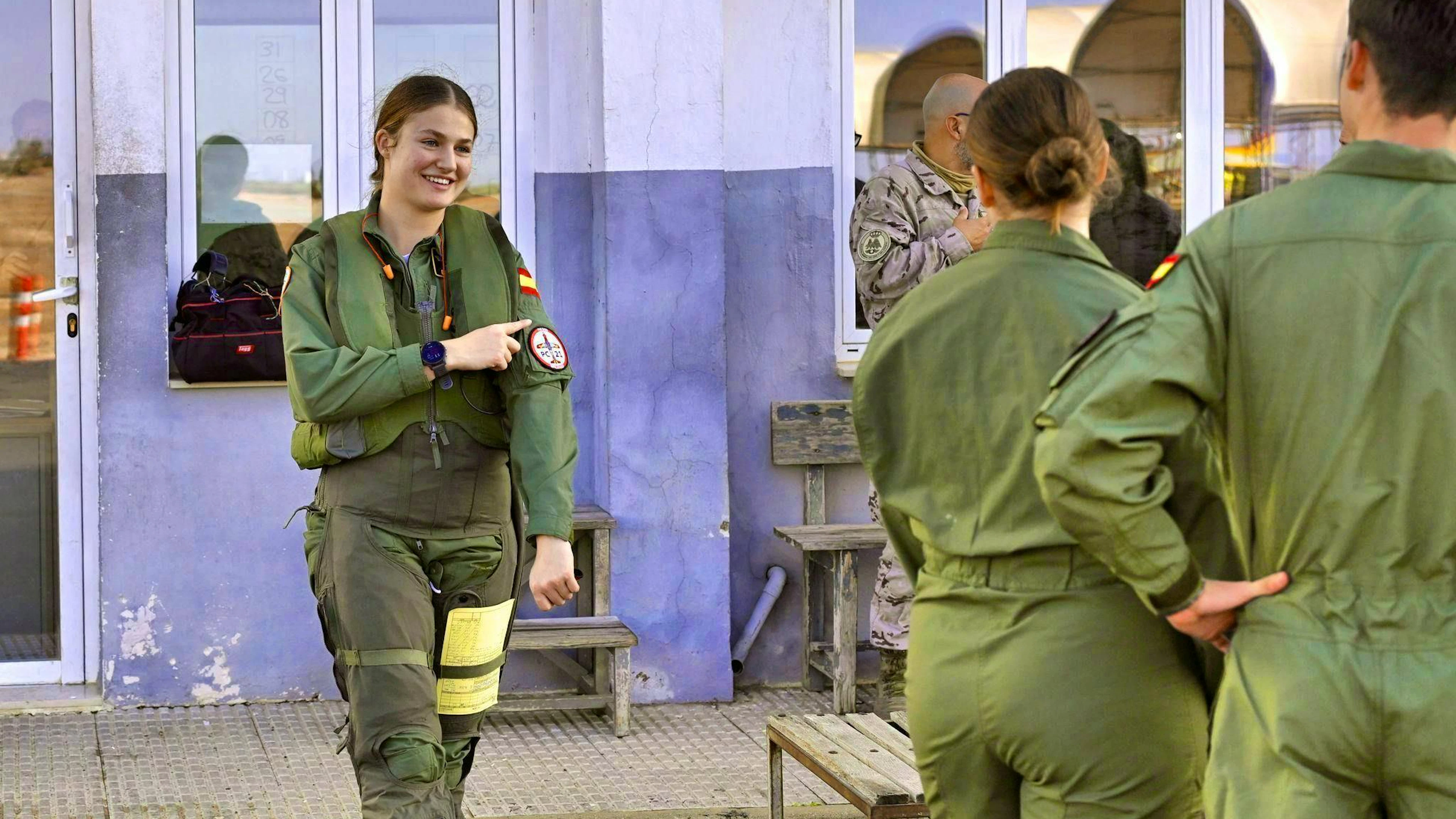 Al servizio dell'esercito spagnolo: la principessa Leonor.