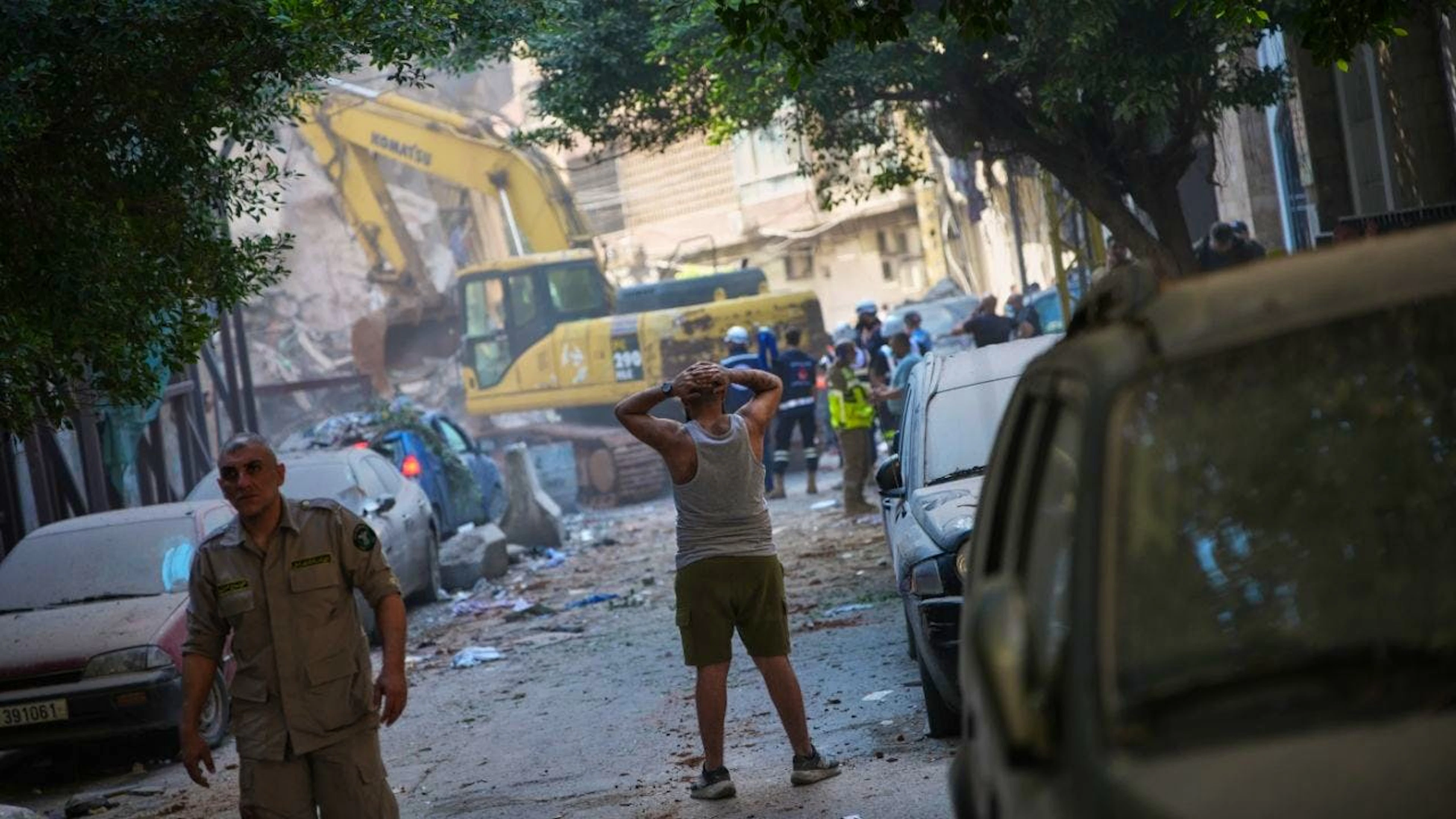 Plusieurs quartiers de Beyrouth ont été durement frappés par l'armée israélienne, mercredi.