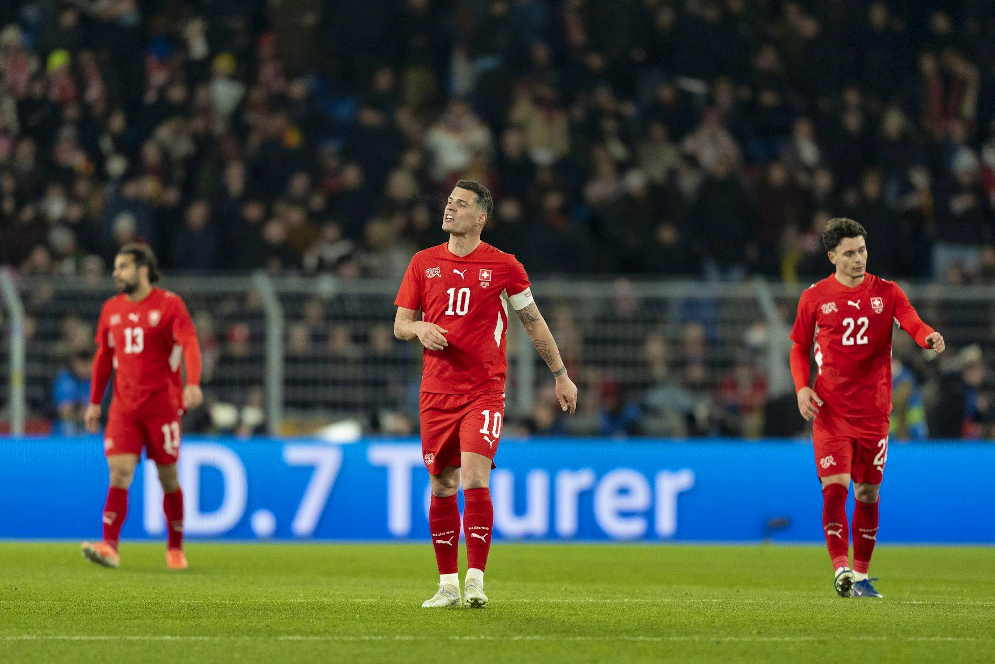 Klassisch in Rot erstrahlt das Heimtrikot der Nati auch an der WM in Nordamerika.