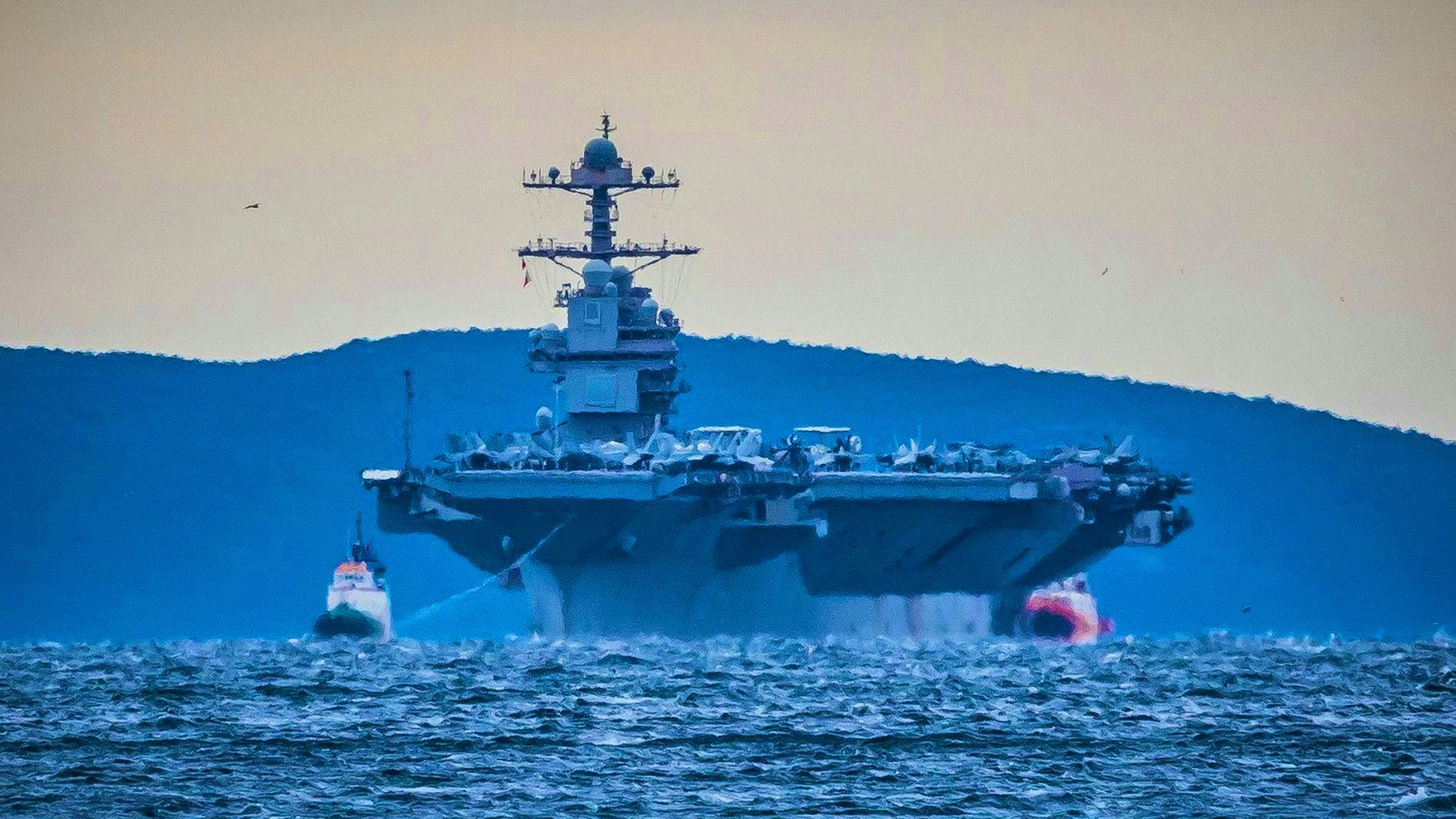 No US aircraft carrier has been at sea for as long as the "USS Gerald R. Ford" for decades.