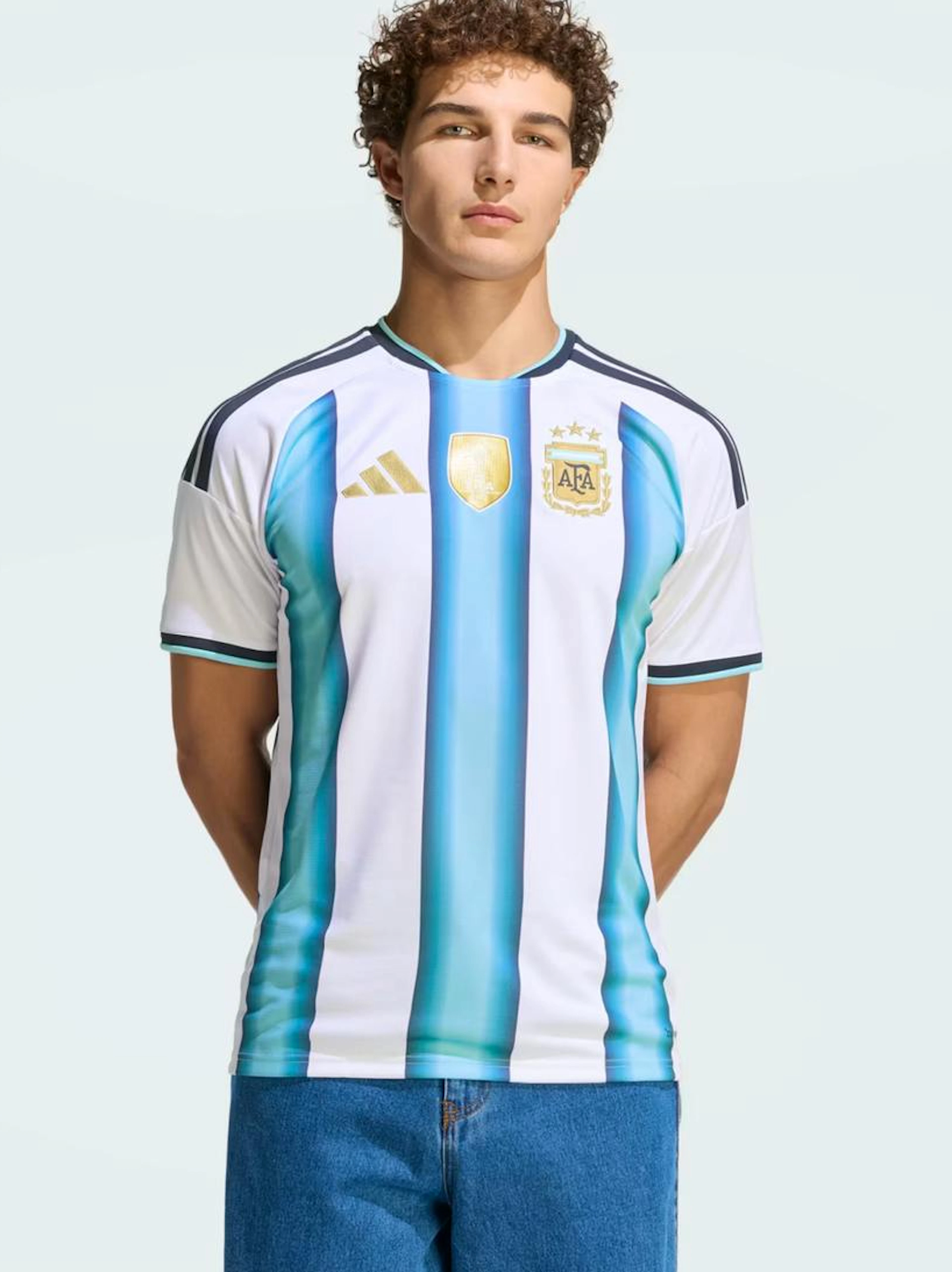Heimtrikot des Weltmeisters Argentinien
