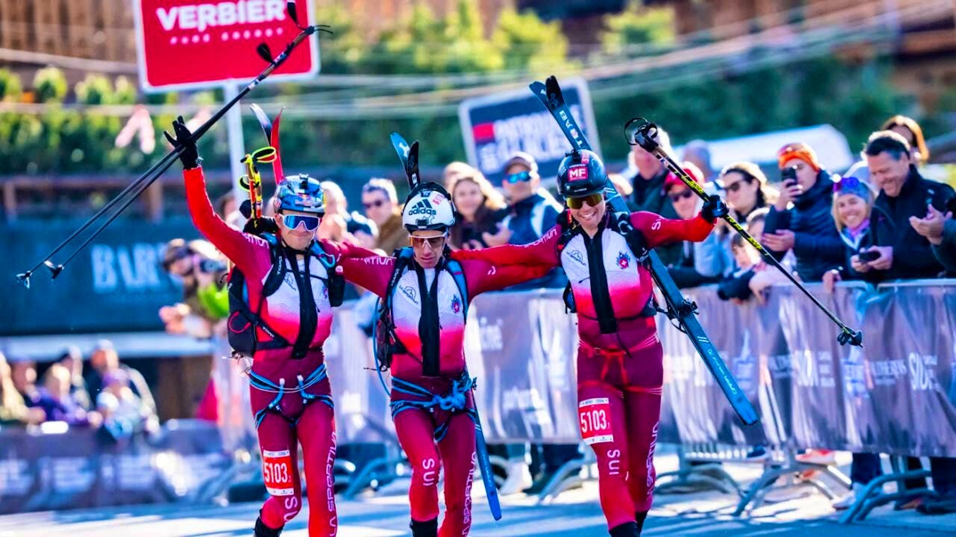 Beaten, but satisfied: The best Swiss around Rémi Bonnet (left) at the Patrouille des Glaciers "only" took 2nd place.