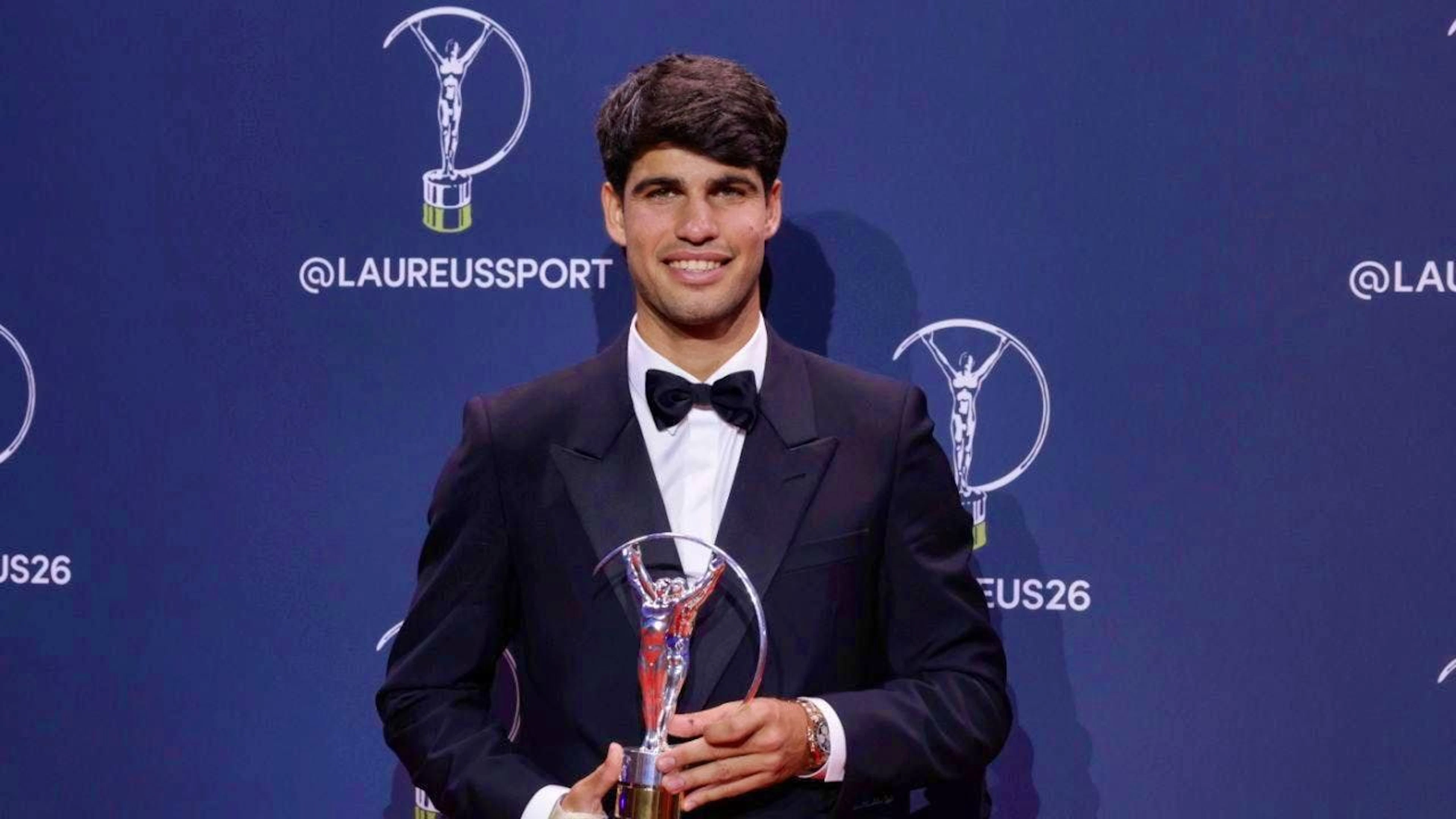 At 22, Carlos Alcaraz is the youngest World Sportsman of the Year