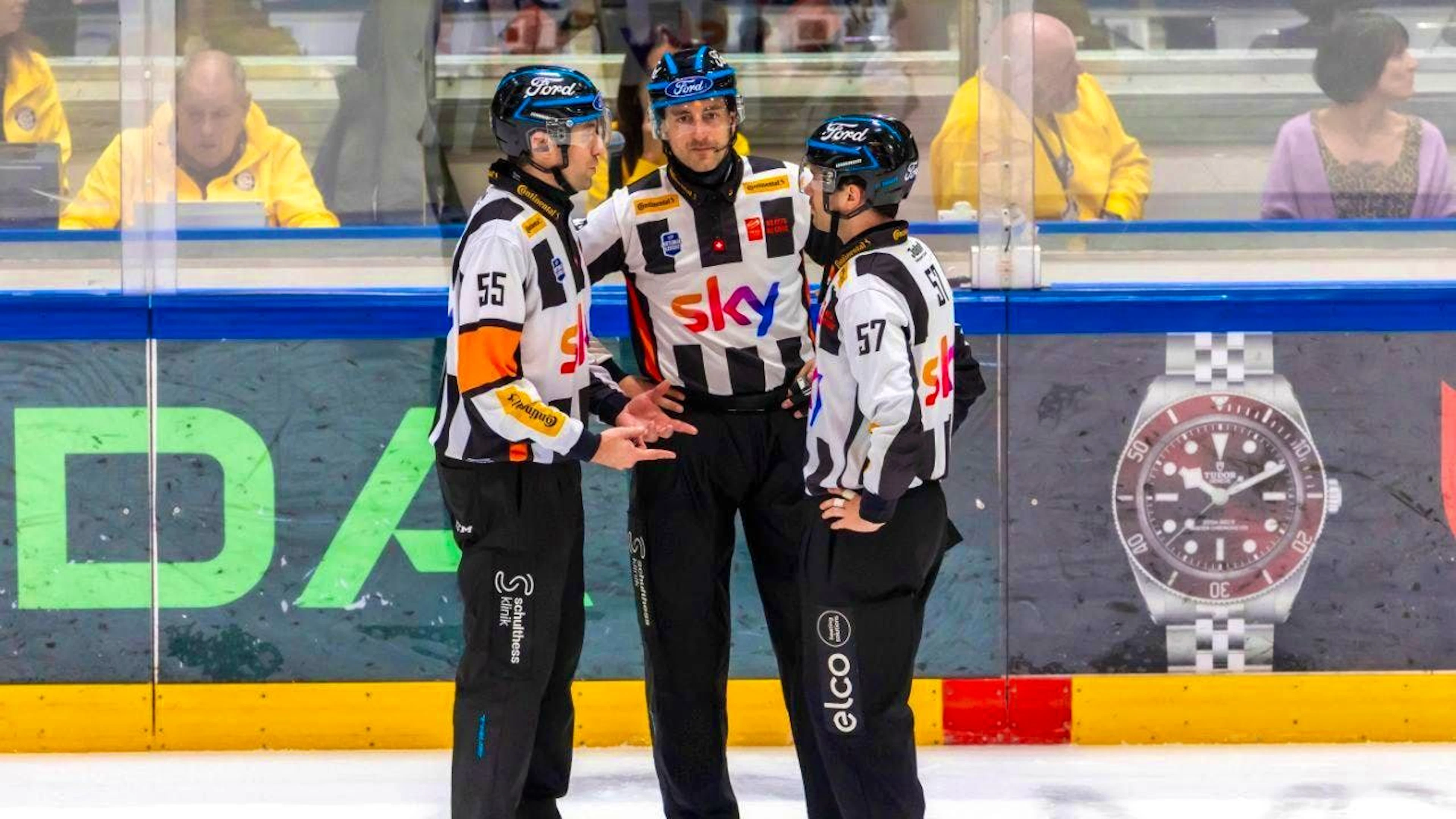 Head referee Cedric Borga (left) will make his debut at the home World Cup