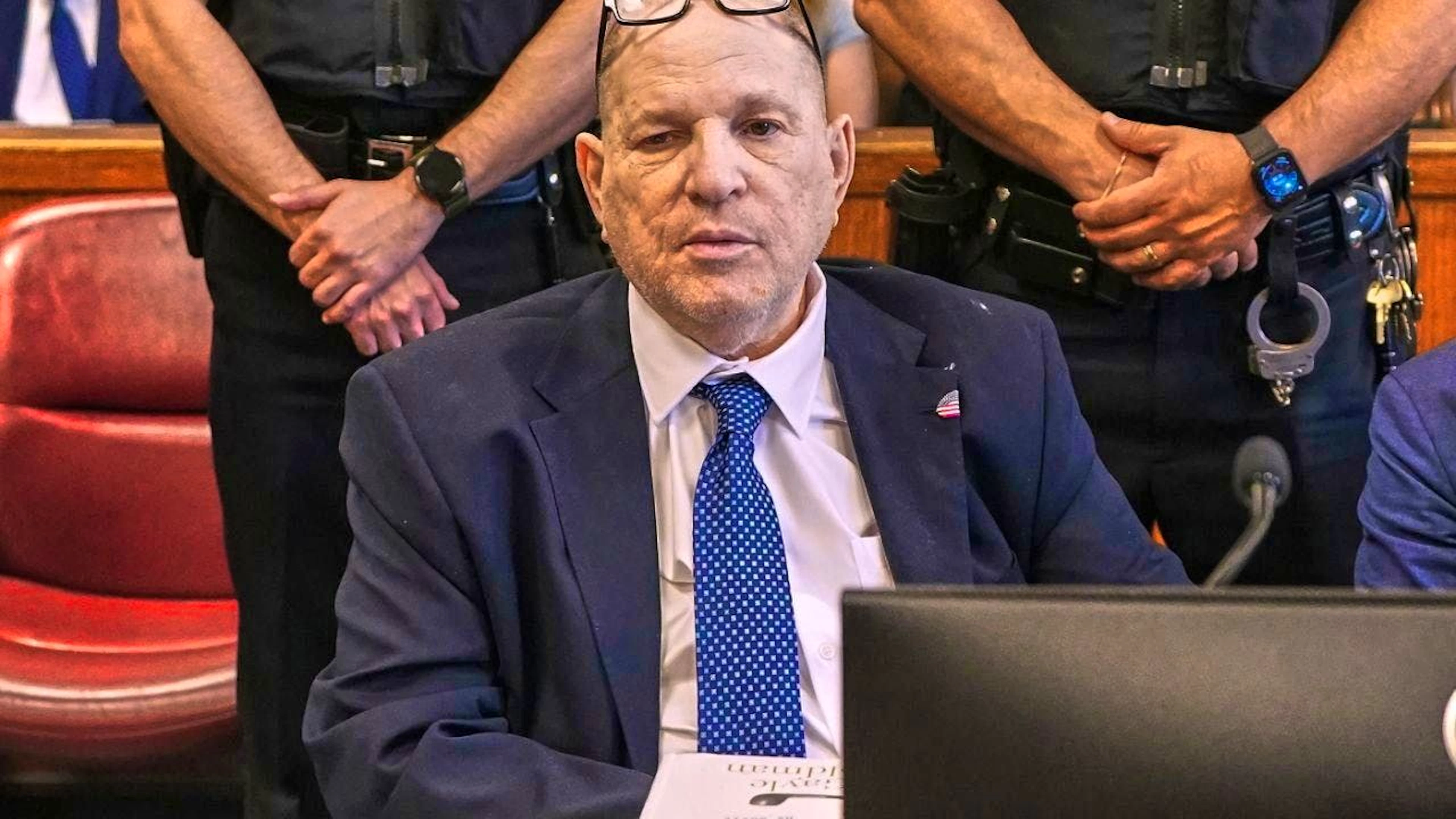 Harvey Weinstein appears before a criminal court. Photo: Richard Drew/POOL AP/AP/dpa