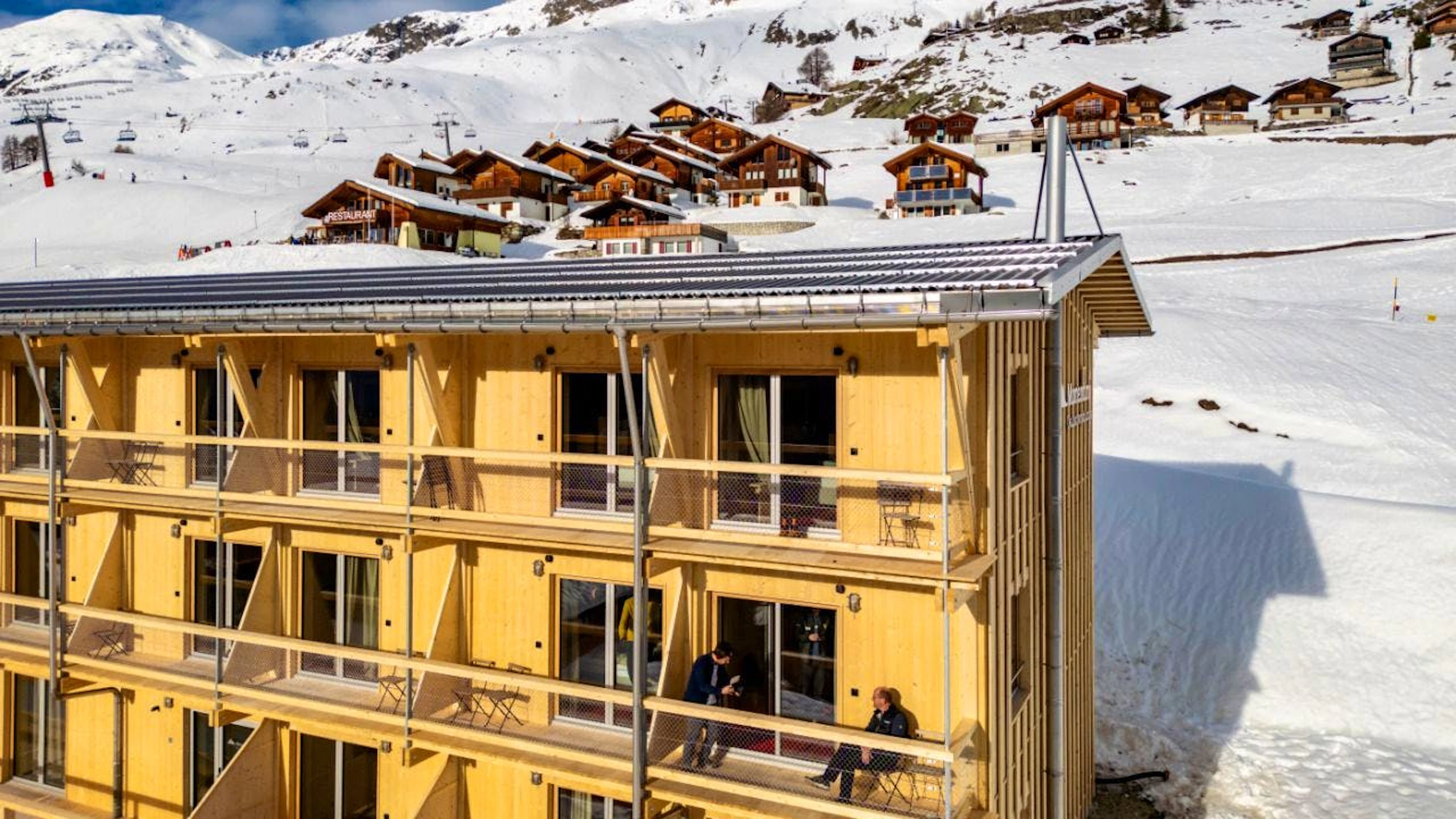 Una veduta dell'Hotel Momentum di Blatten