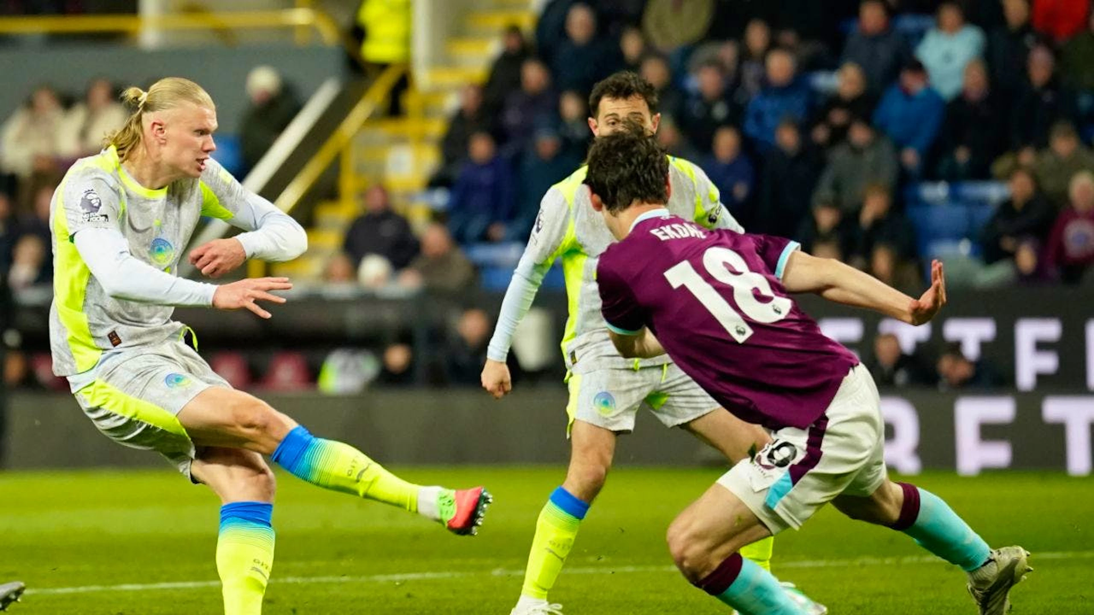 Erling Haaland schoss Manchester City in Burnley zum Sieg