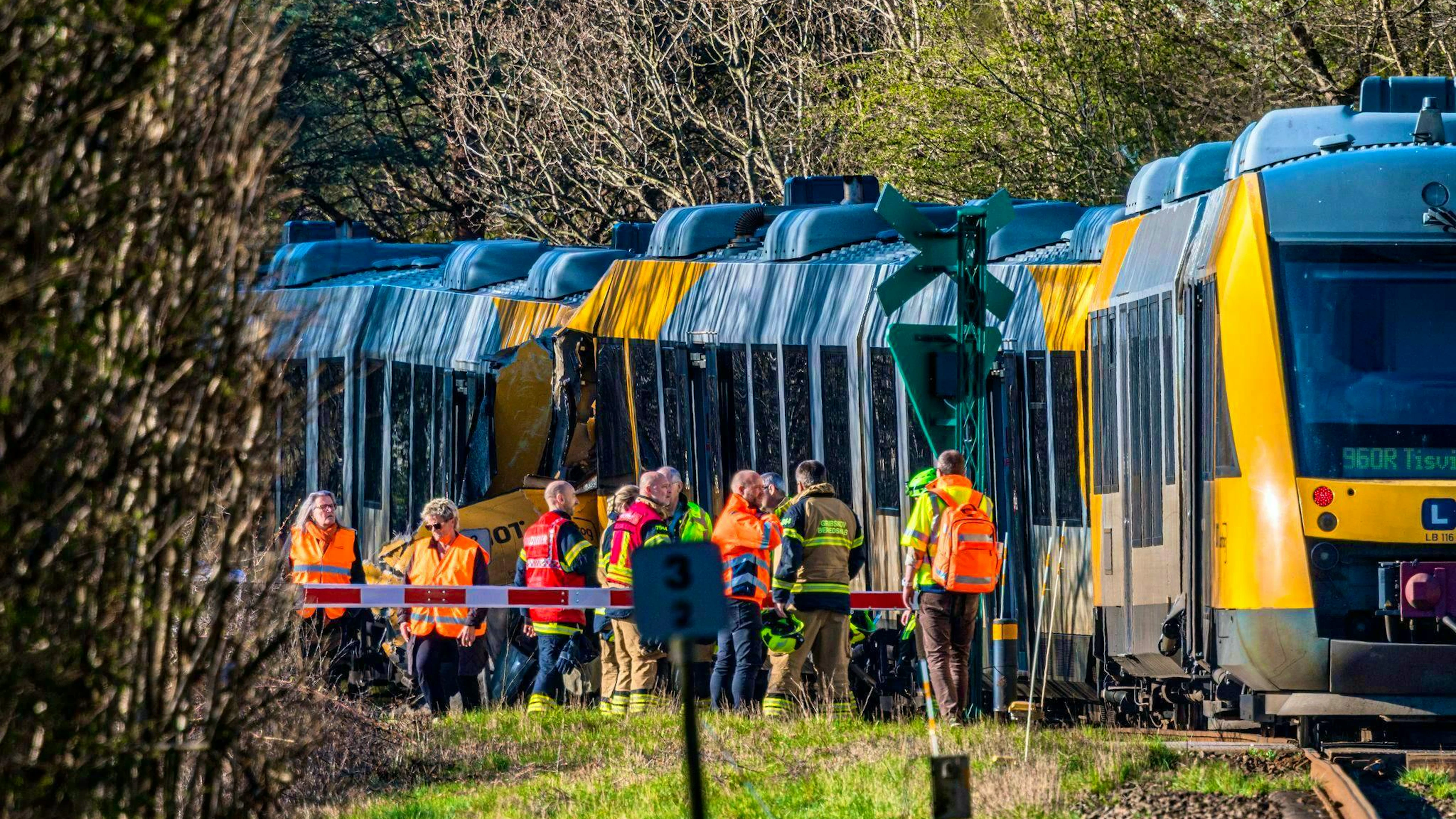 Four injured people are in a critical condition after the train accident in Denmark. 