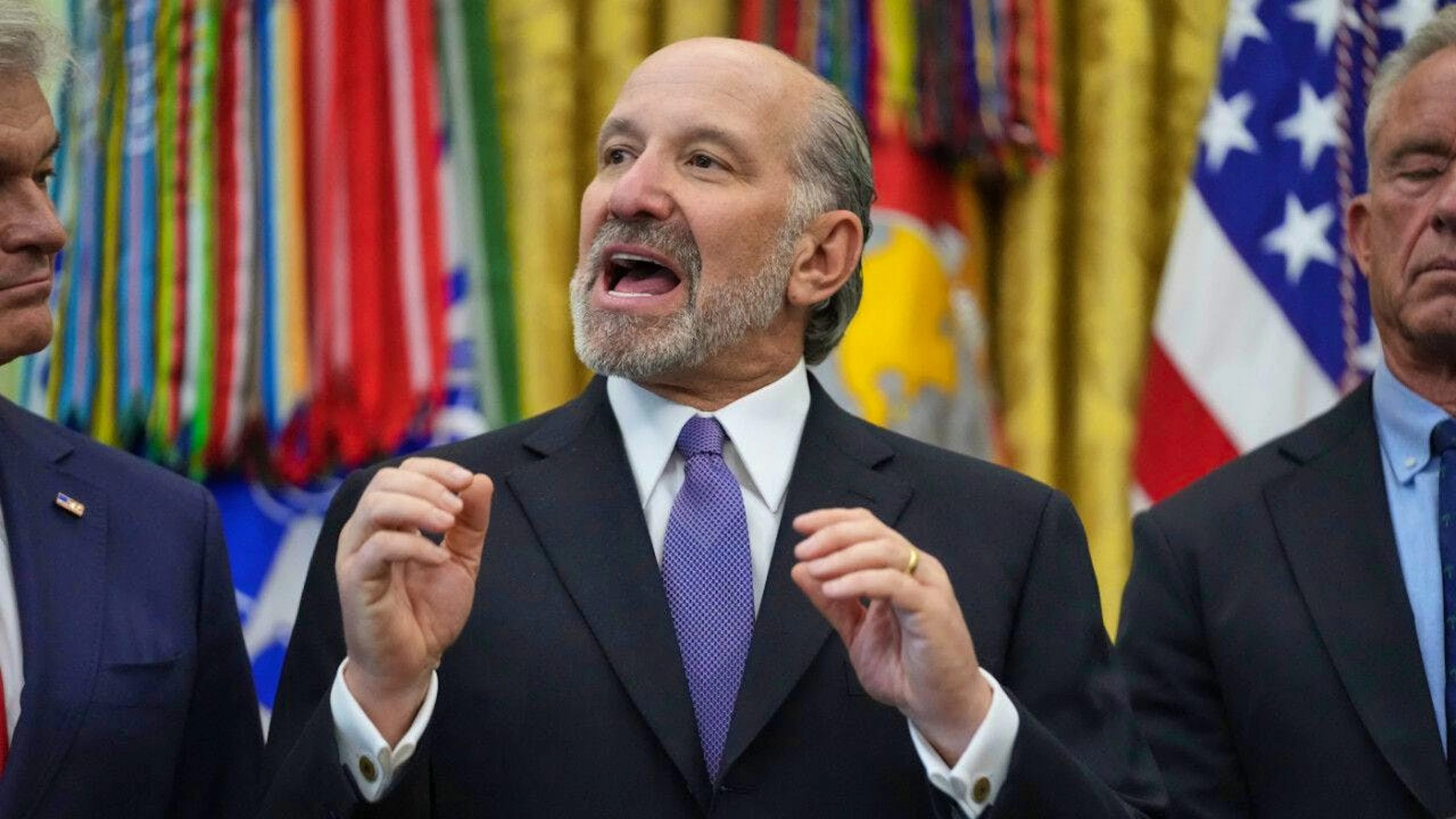 Il segretario al Commercio americano Howard Lutnick.