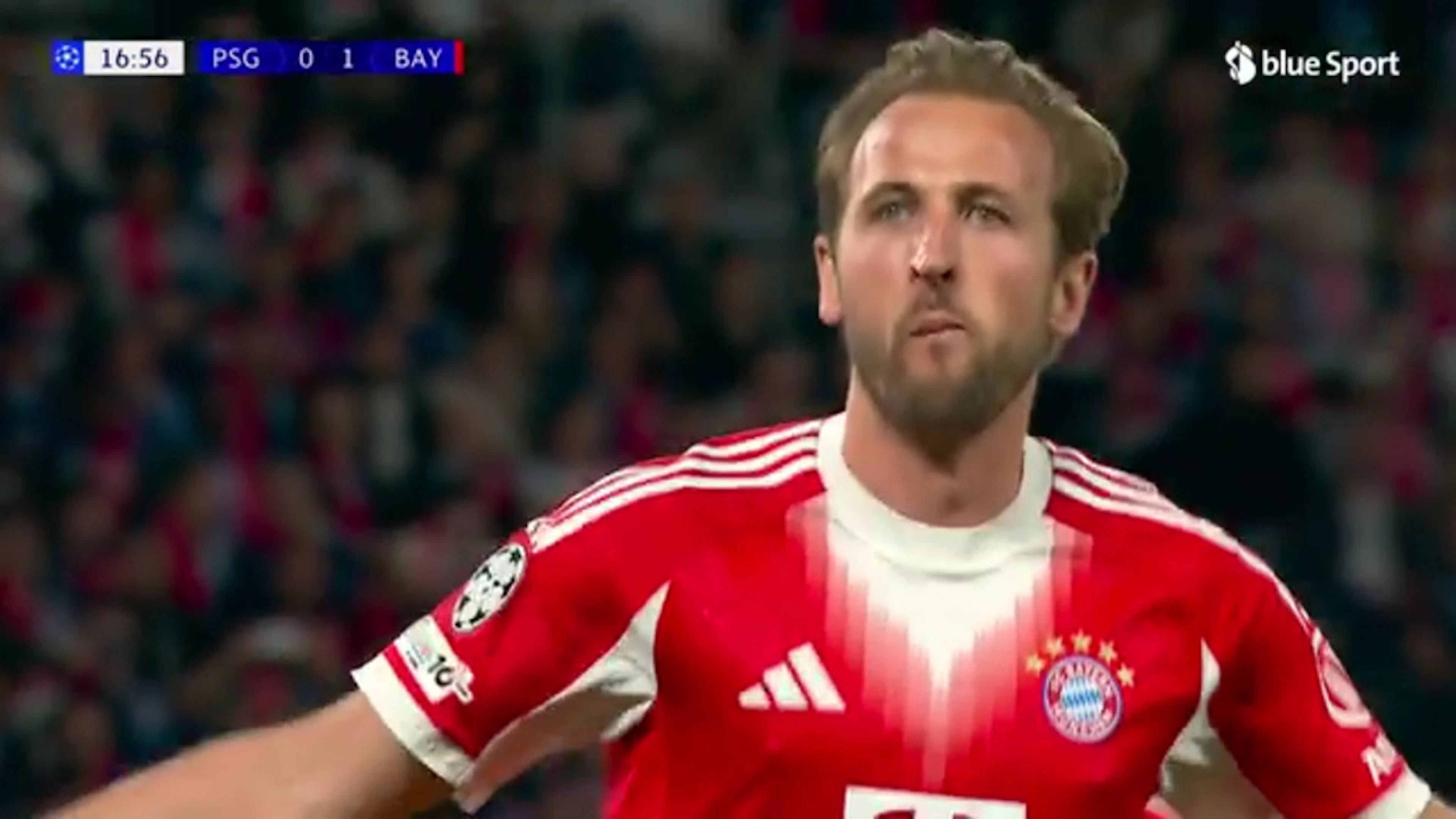 Harry Kane ouvre le score face au PSG