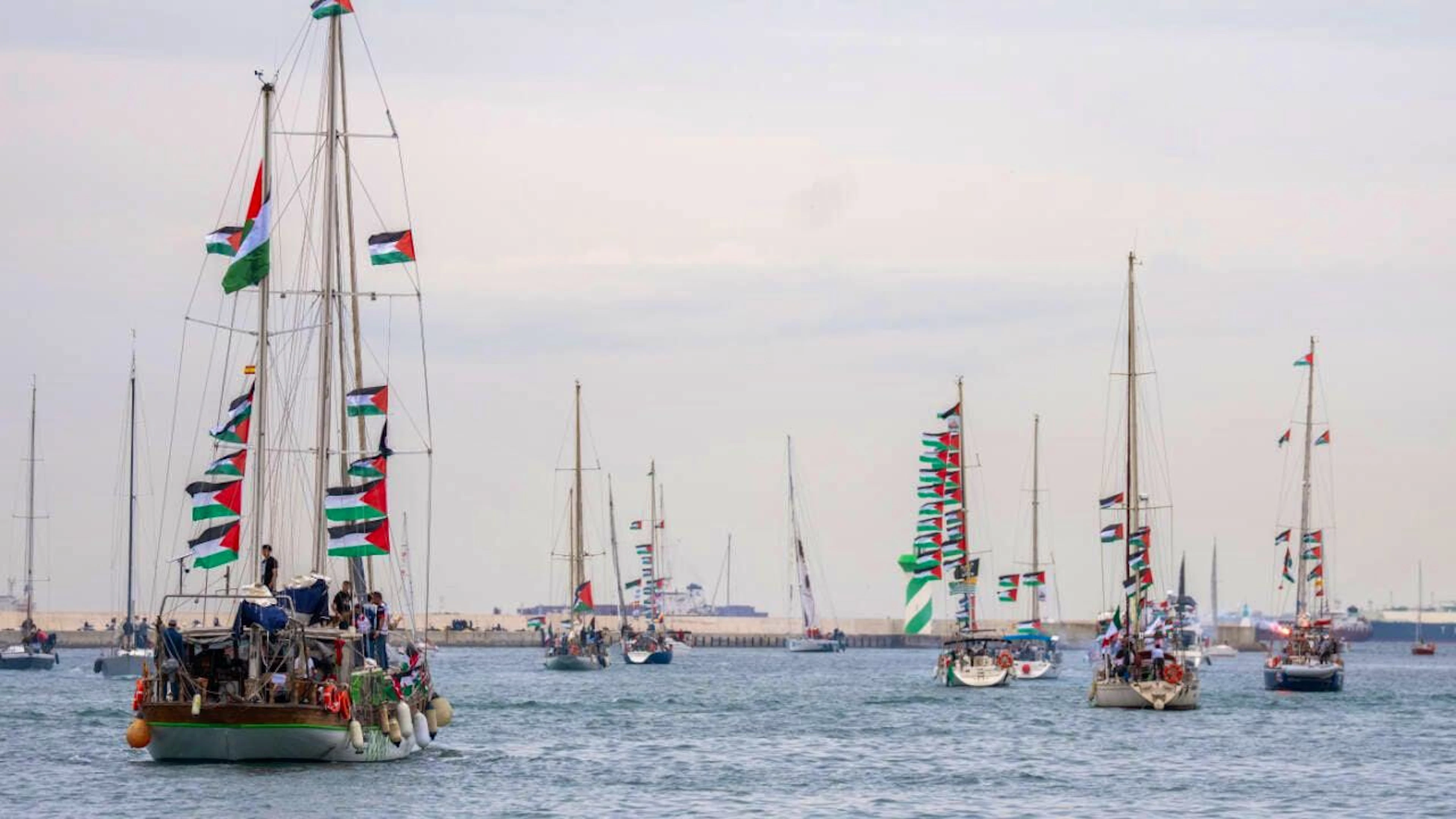 Israel stoppt 20 Gaza-Hilfsschiffe